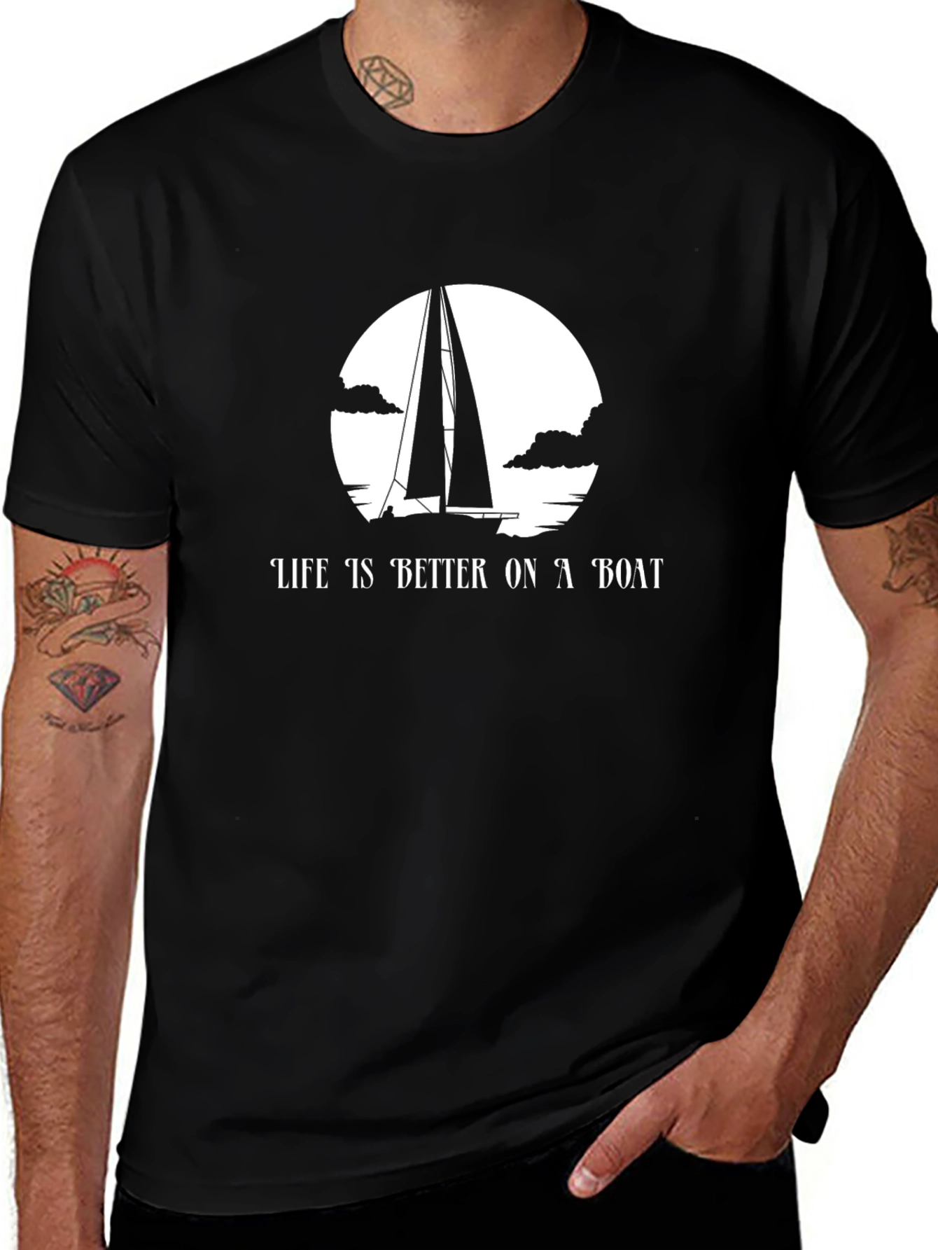 Life is Better on a Boat Graphic T-Shirt