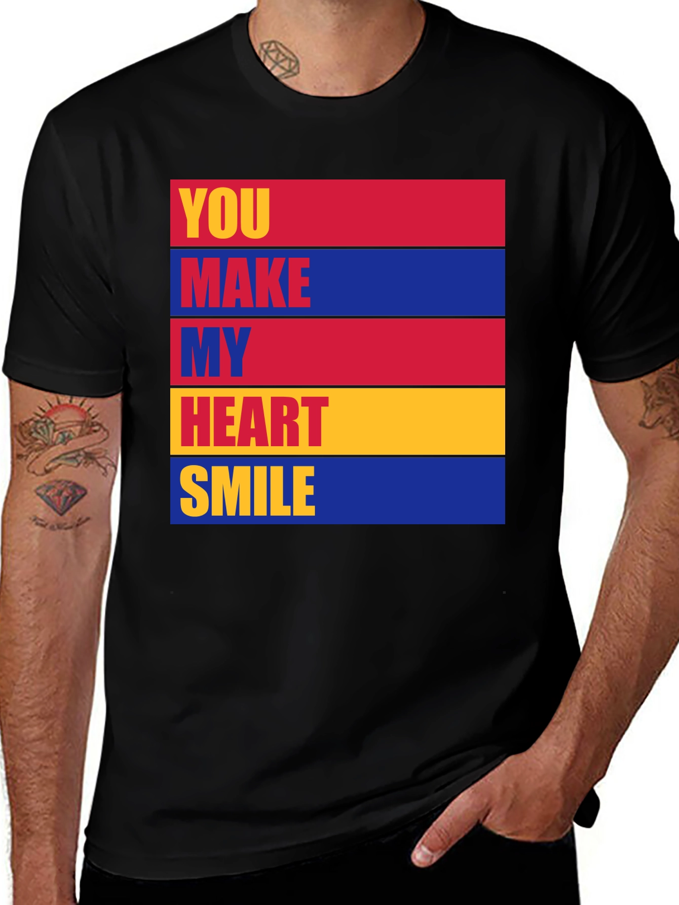 You Make My Heart Smile Graphic T-Shirt