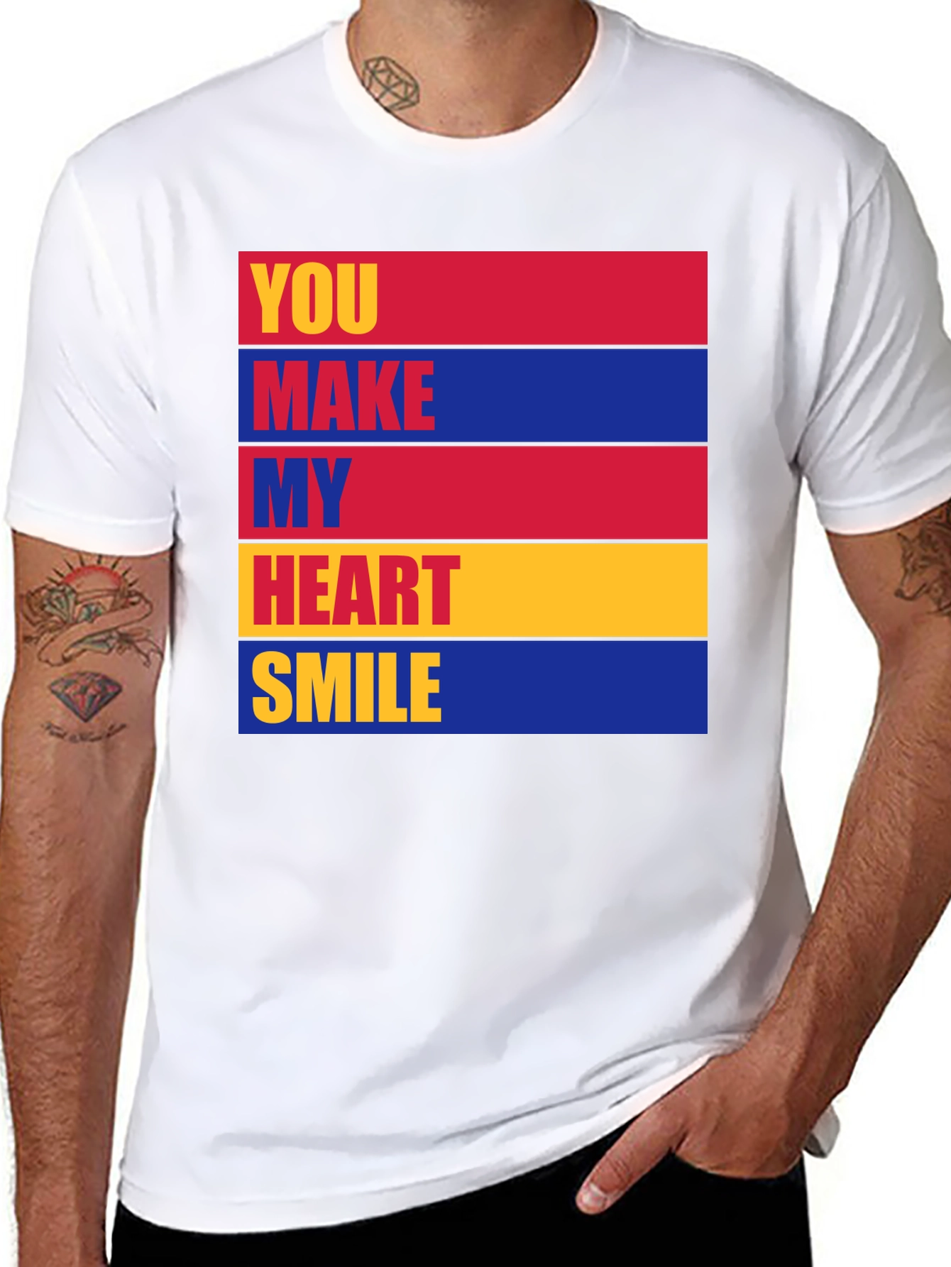 You Make My Heart Smile Graphic T-Shirt