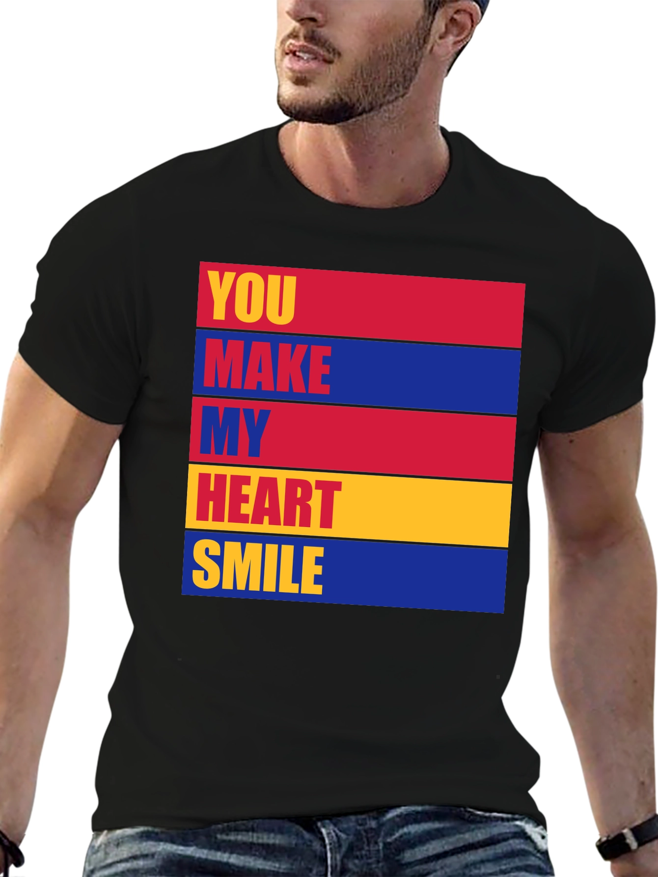 You Make My Heart Smile Graphic T-Shirt