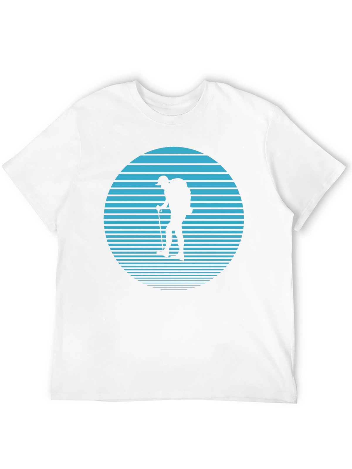 Hiker Silhouette T-Shirt - Nature Adventure Tee