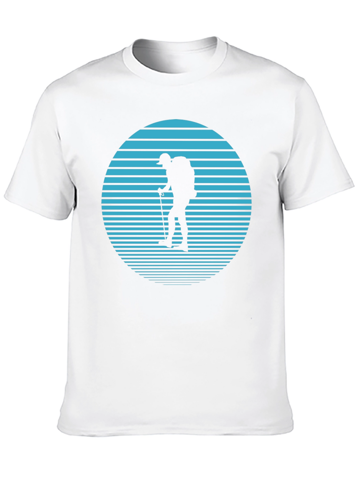 Hiker Silhouette T-Shirt - Nature Adventure Tee