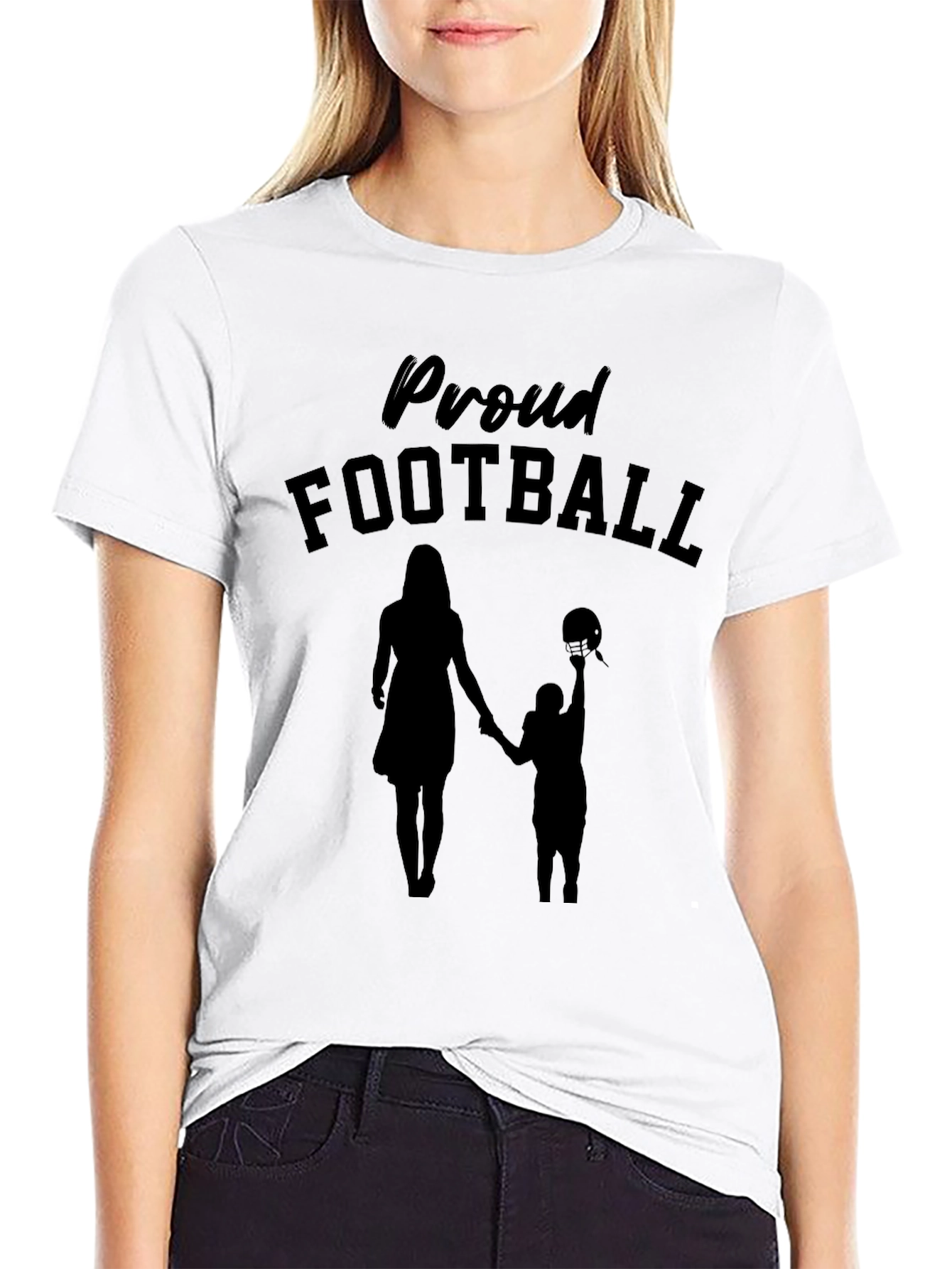Proud Football Mom T-Shirt