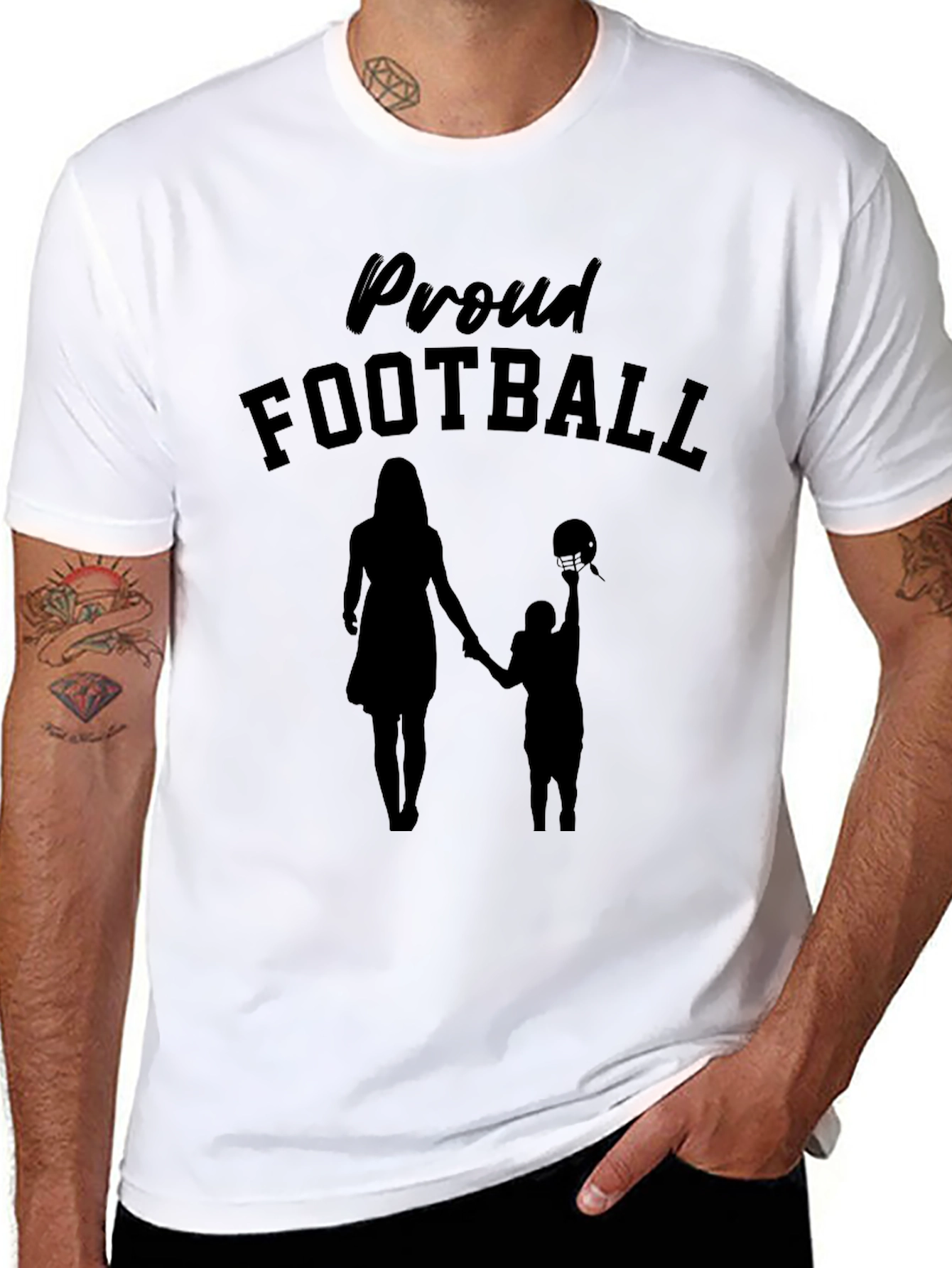 Proud Football Mom T-Shirt