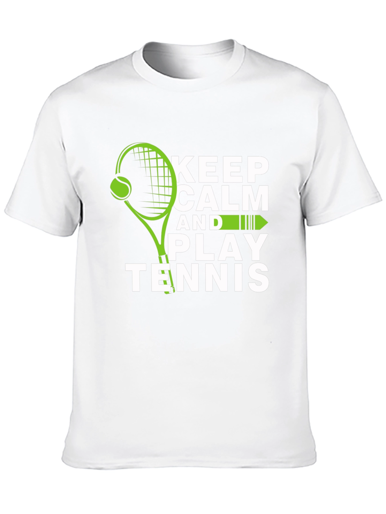 Keep Calm and Play Tennis Graphic Tee