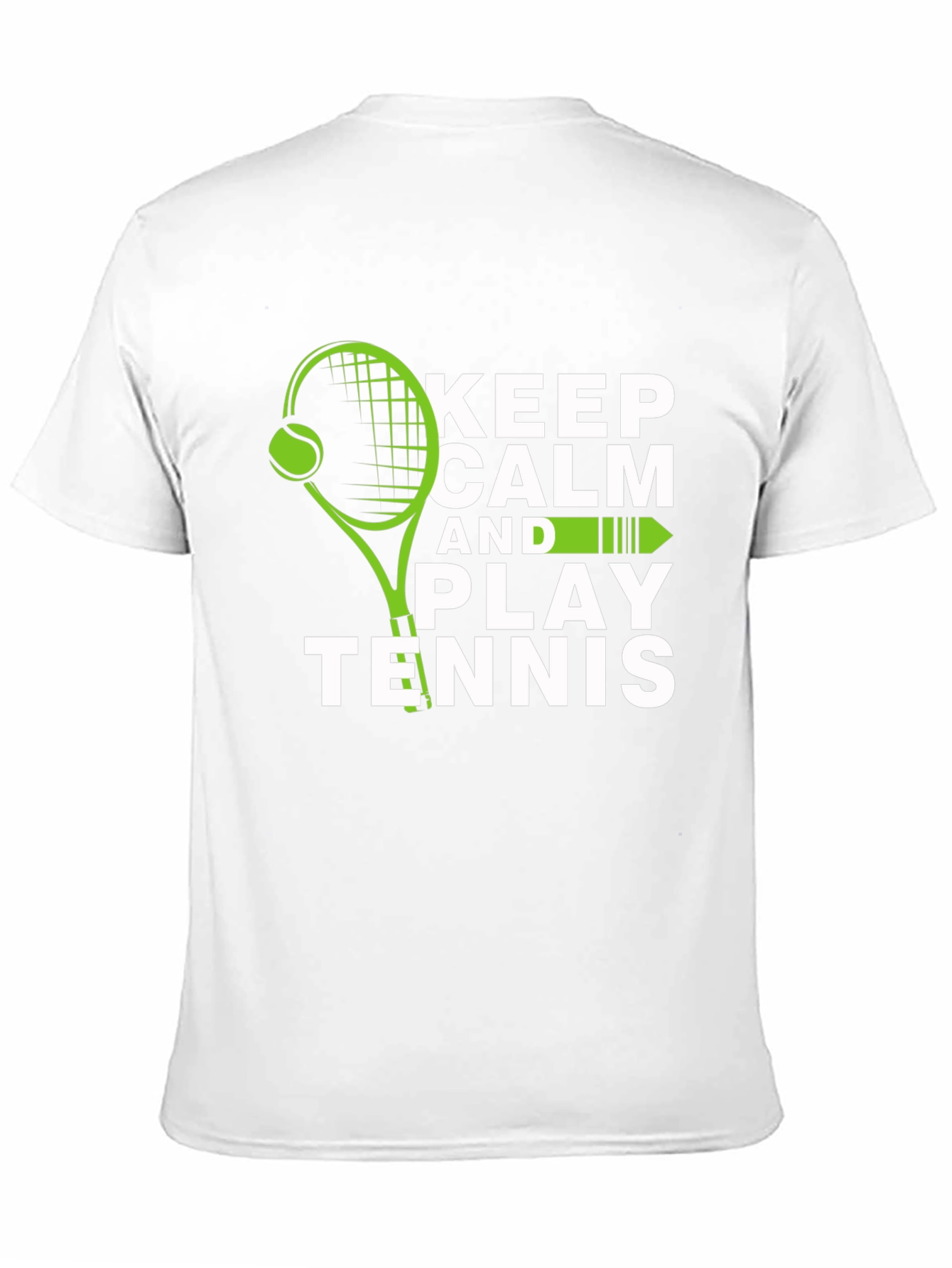Keep Calm and Play Tennis Graphic Tee
