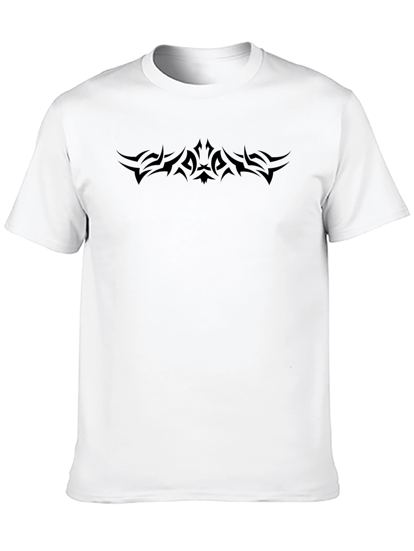 Tribal Tattoo Design Black T-Shirt