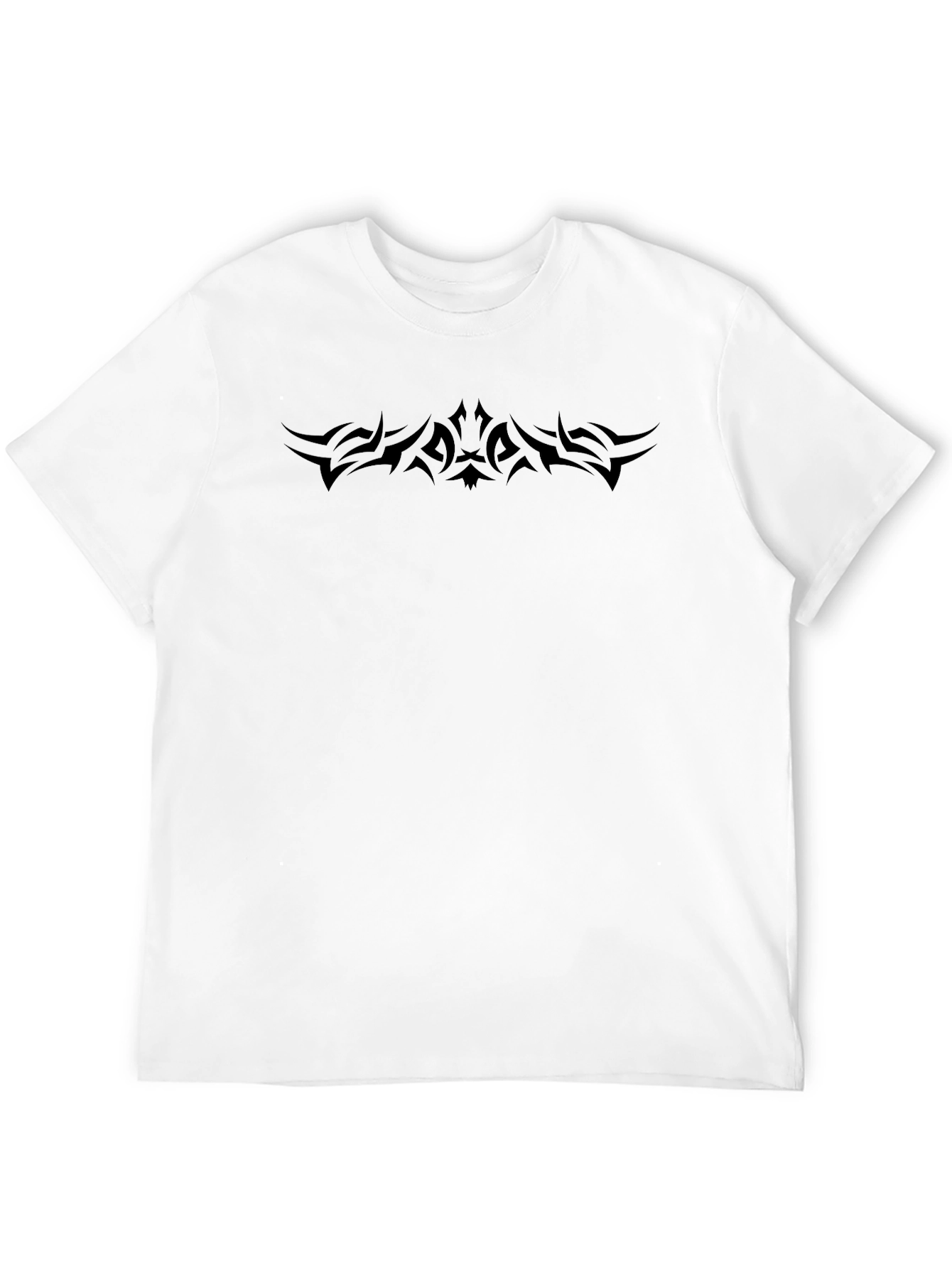 Tribal Tattoo Design Black T-Shirt