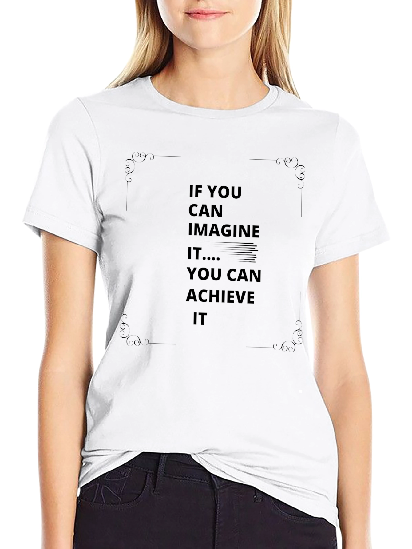 Inspirational Graphic Tee - Achieve Your Dreams
