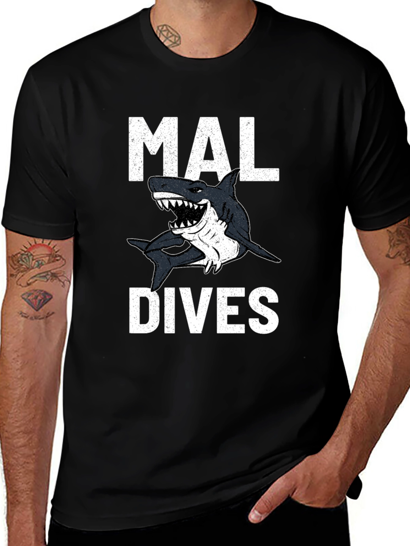 Maldives Diving Graphic T-Shirt