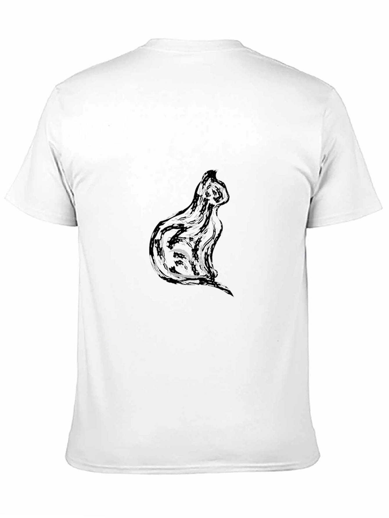 Black Cat Graphic Tee - Soft Style
