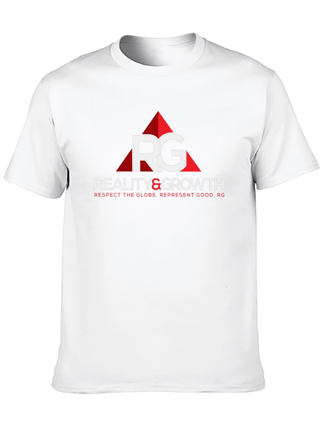 Reality and Growth Black Graphic T-Shirt