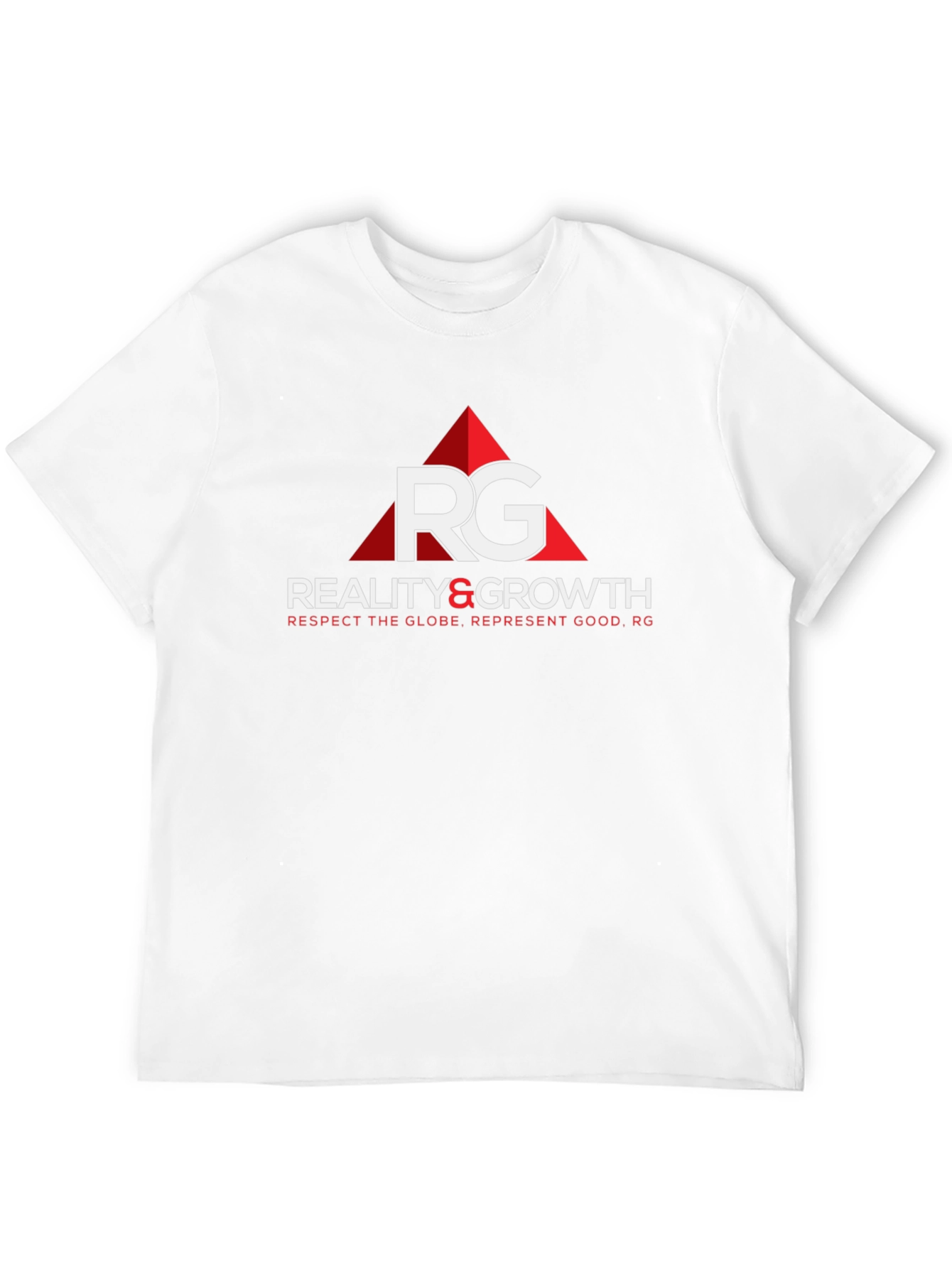 Reality and Growth Black Graphic T-Shirt