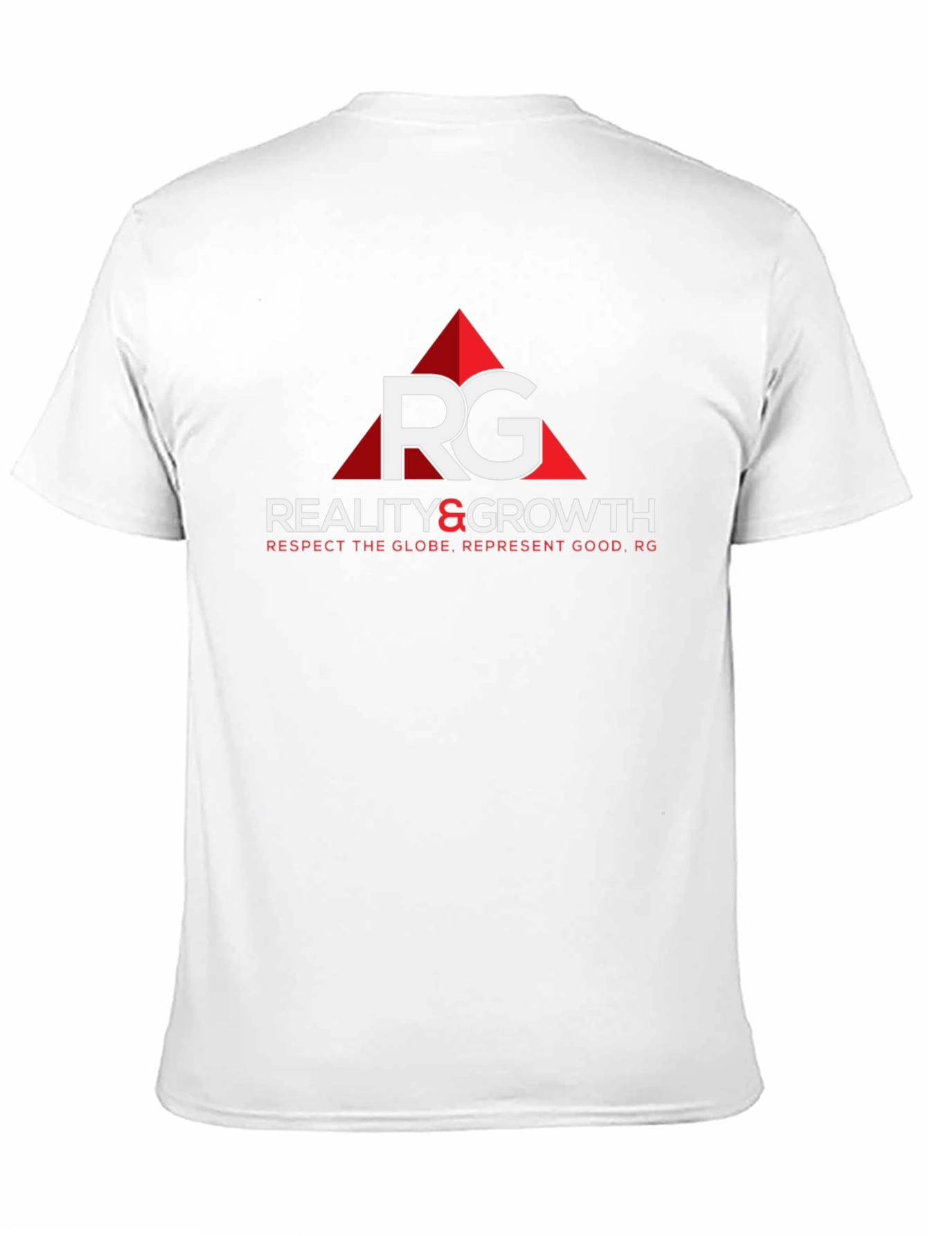Reality and Growth Black Graphic T-Shirt