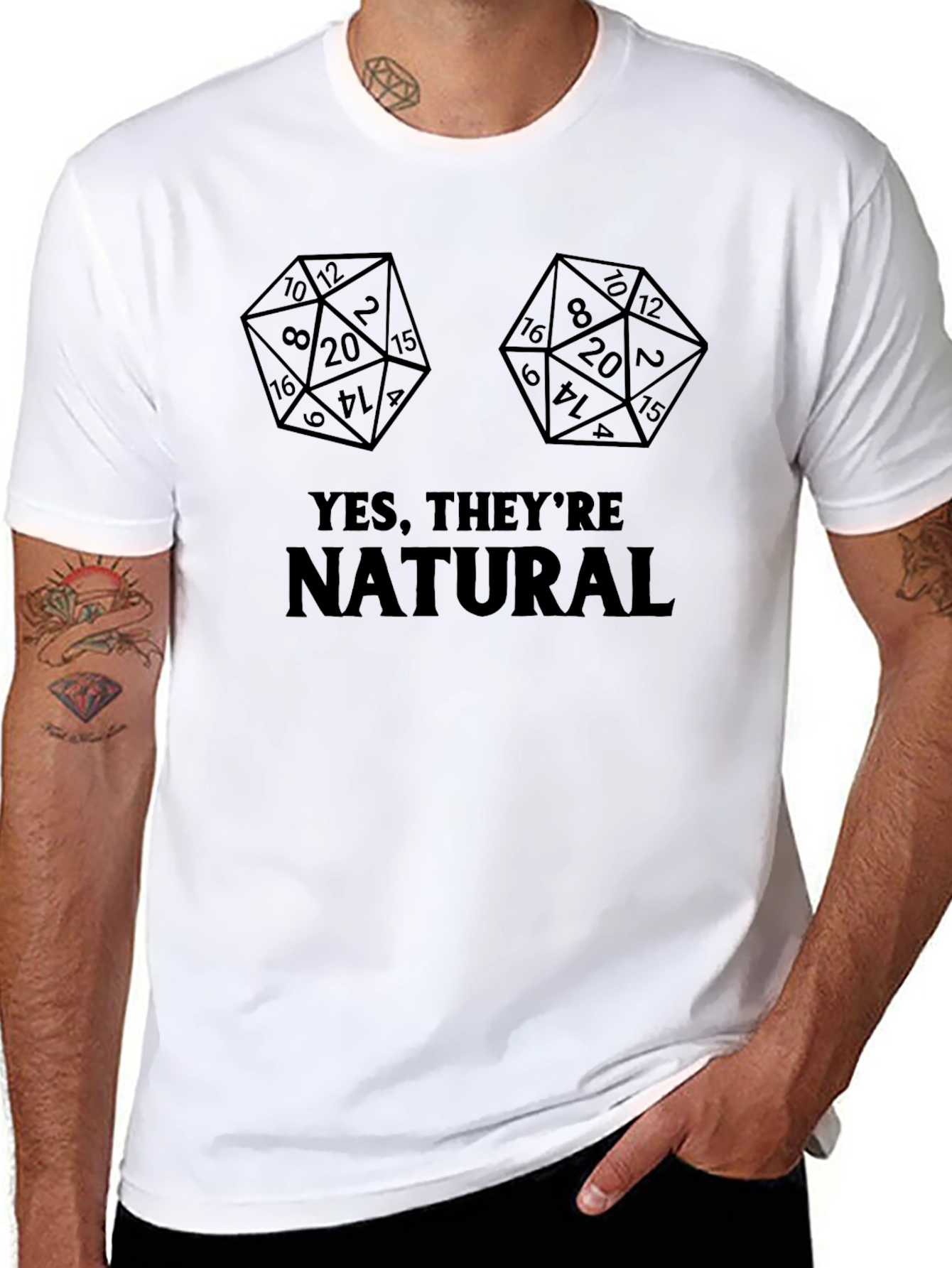 Yes Theyre Natural Funny RPG T-Shirt