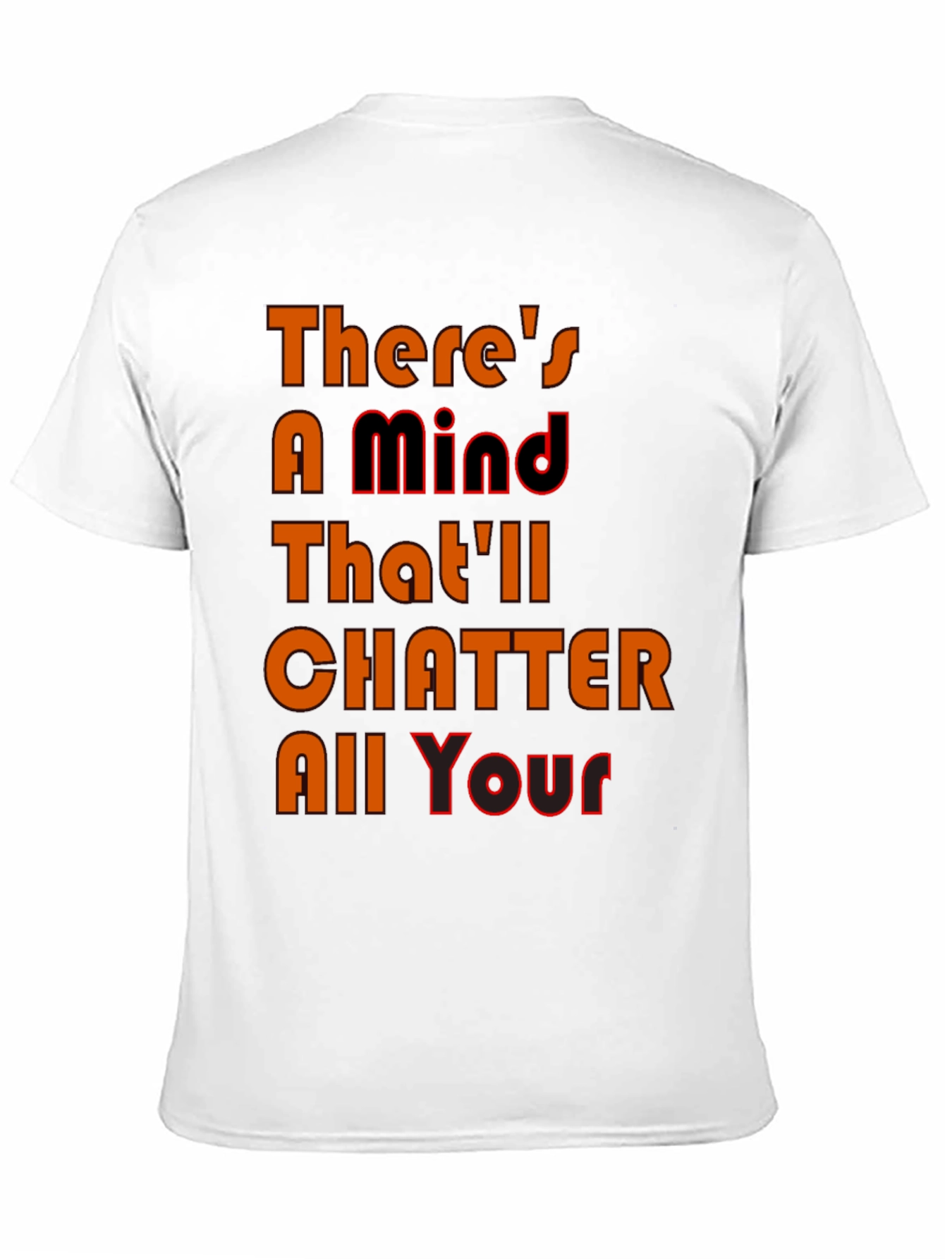 Mind Chatter Graphic Tee - Black T-Shirt