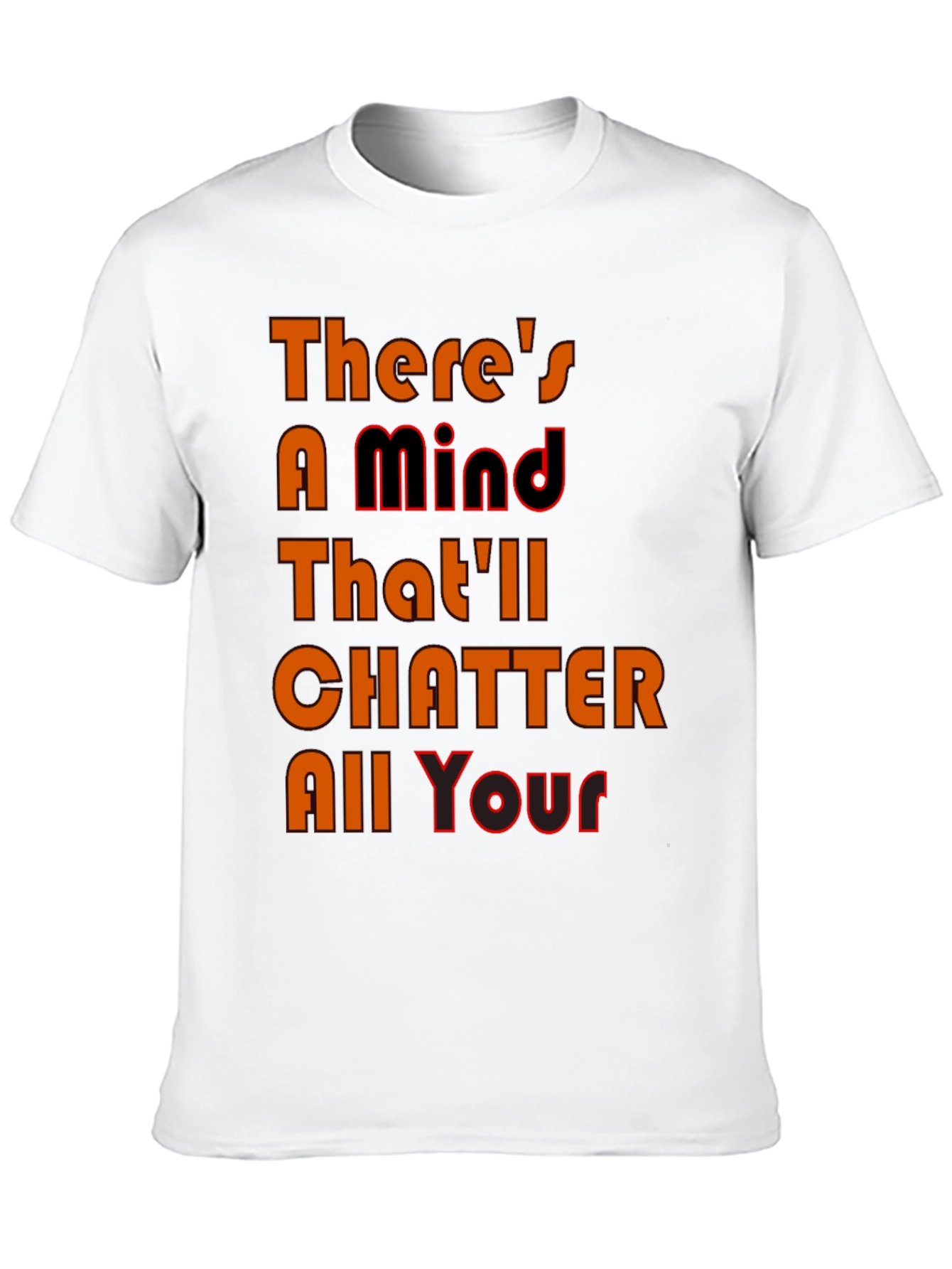 Mind Chatter Graphic Tee - Black T-Shirt