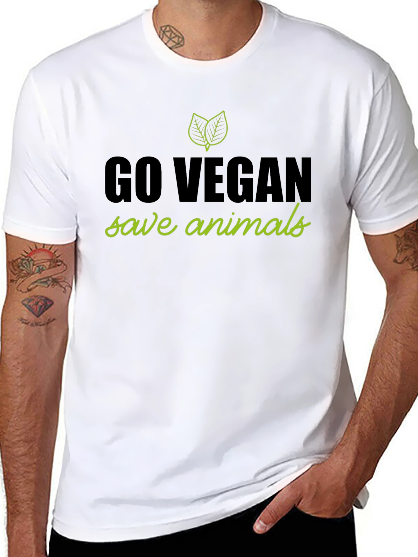 Go Vegan Save Animals T-Shirt