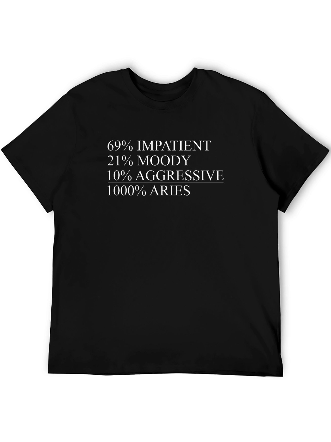Aries Zodiac Sign Novelty Graphic Tee