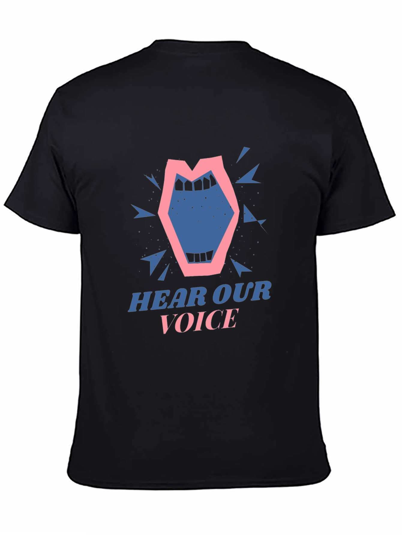 Hear Our Voice Graphic Tee - Unisex Black T-Shirt