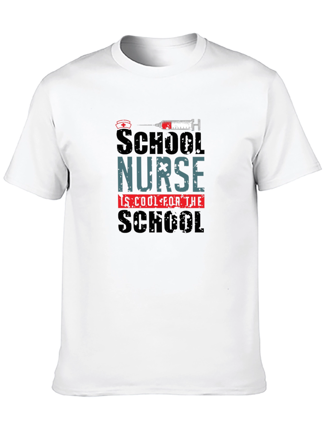 School Nurse Cool School Black T-Shirt