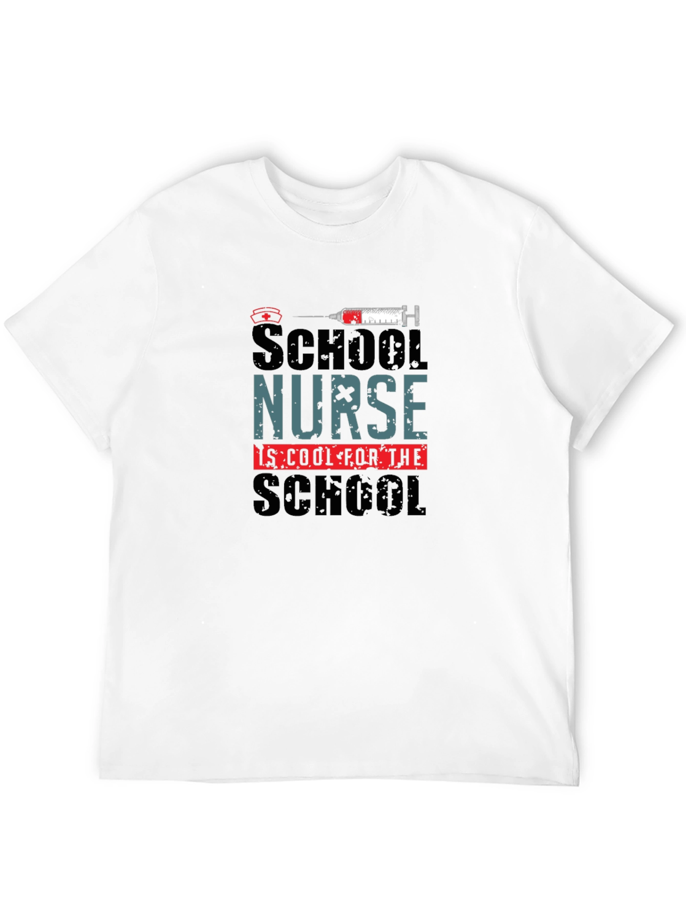 School Nurse Cool School Black T-Shirt
