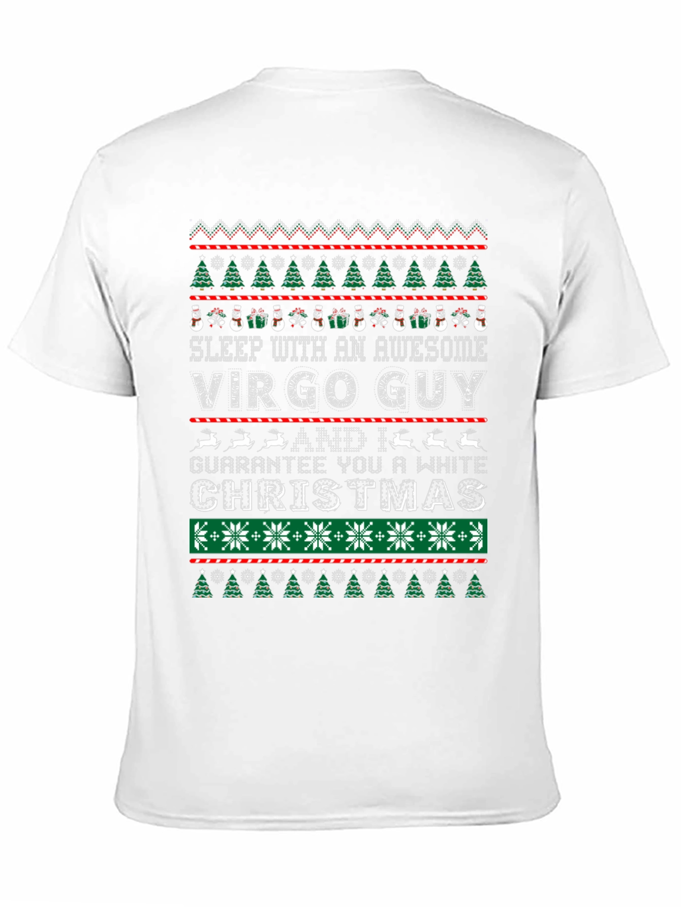 Virgo Guy Ugly Christmas T-Shirt