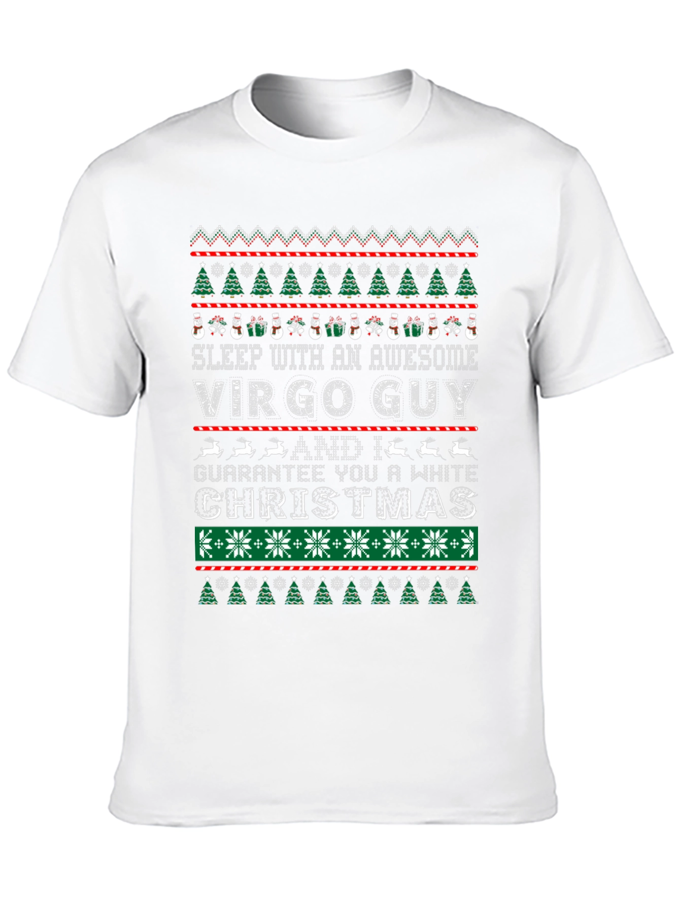 Virgo Guy Ugly Christmas T-Shirt