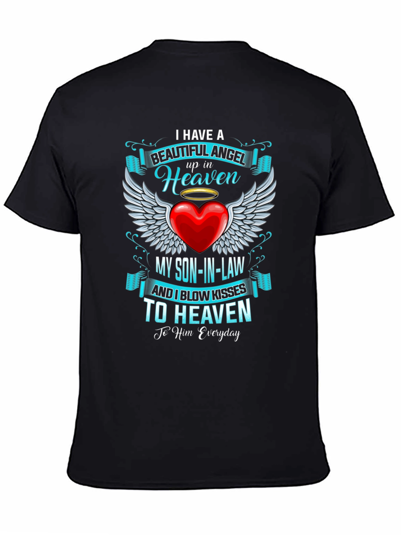 Memorial Son-in-Law Angel in Heaven T-Shirt