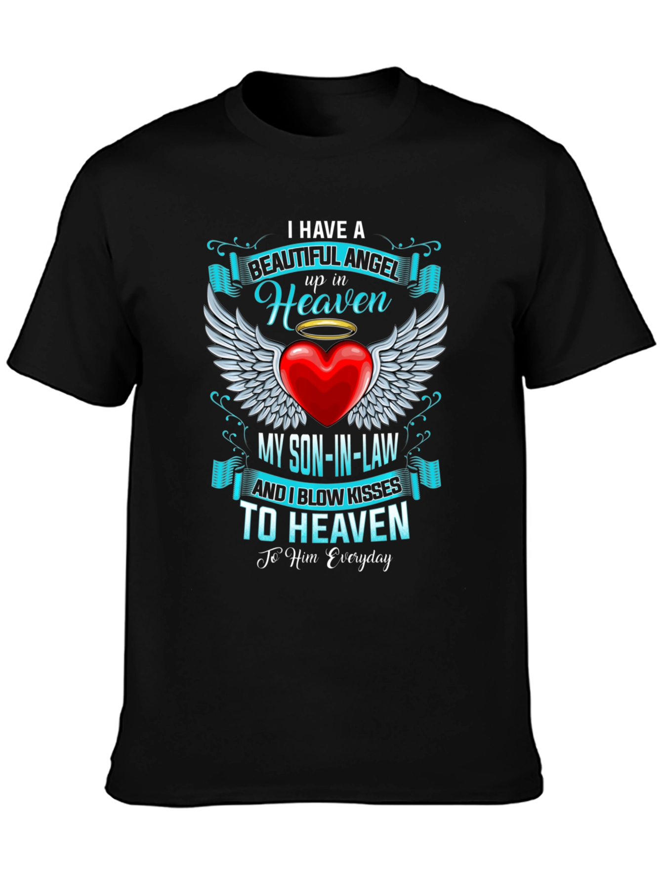 Memorial Son-in-Law Angel in Heaven T-Shirt