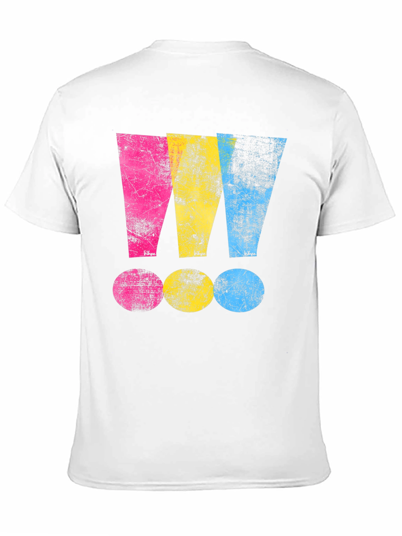 Distressed CMYK T-Shirt