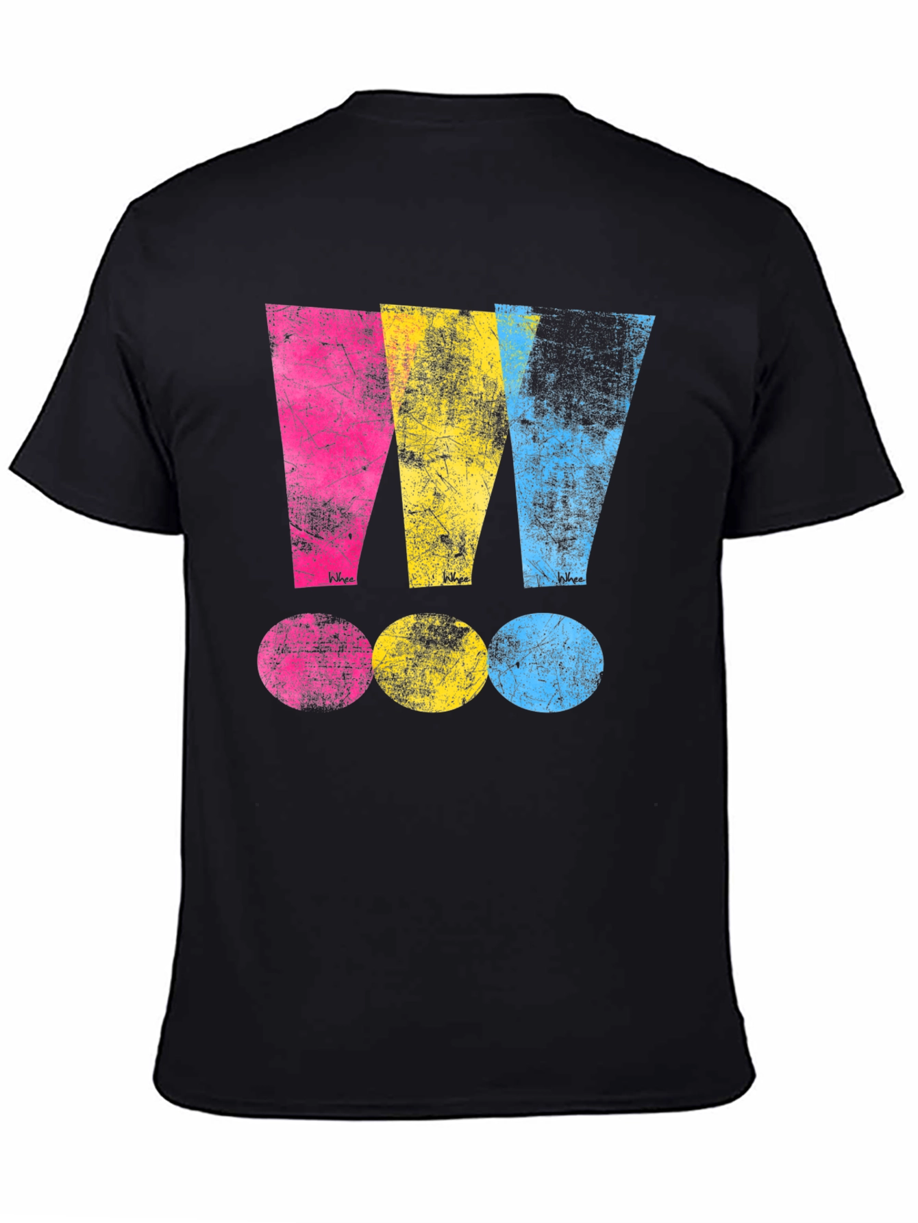 Distressed CMYK T-Shirt