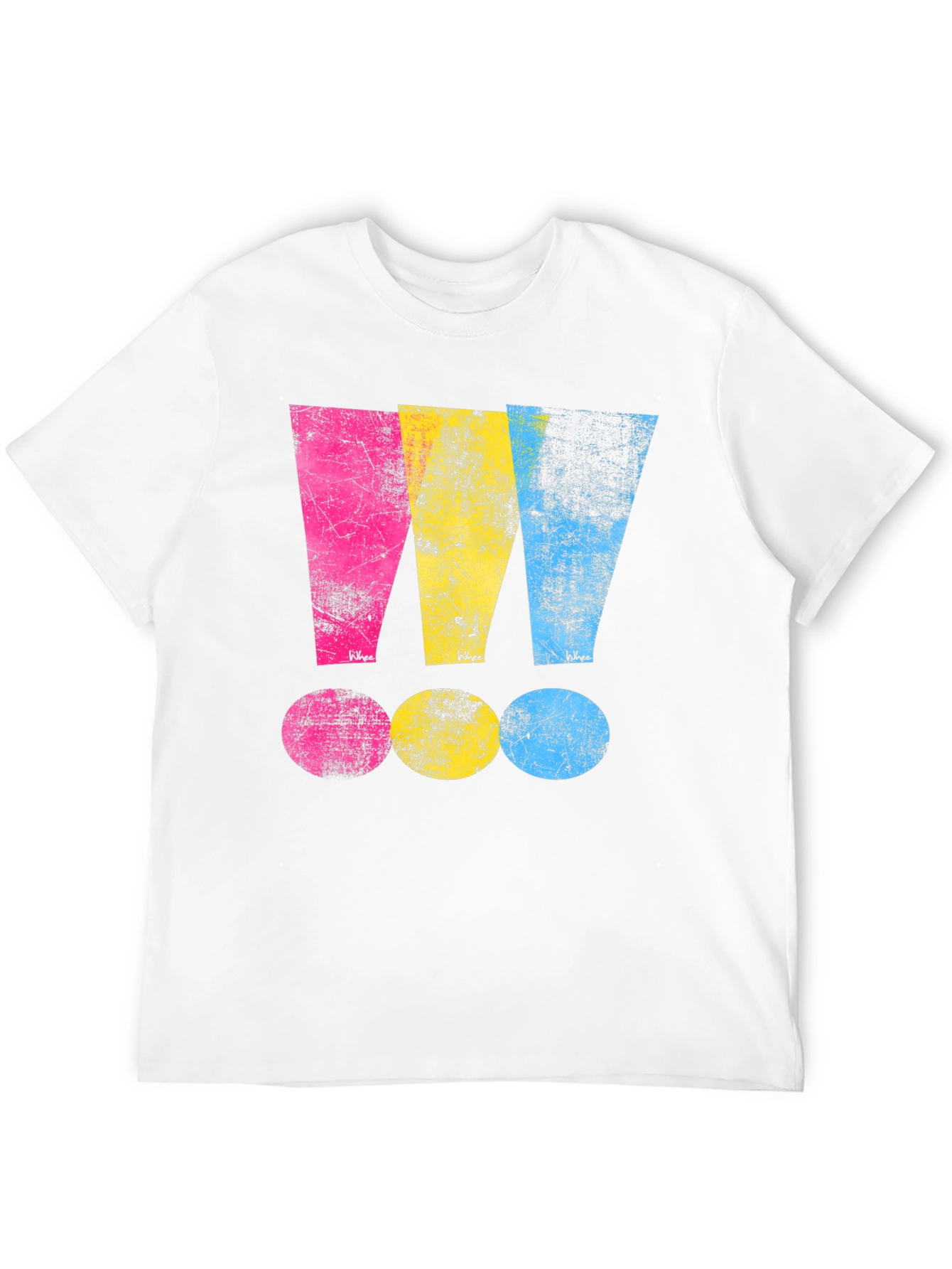 Distressed CMYK T-Shirt