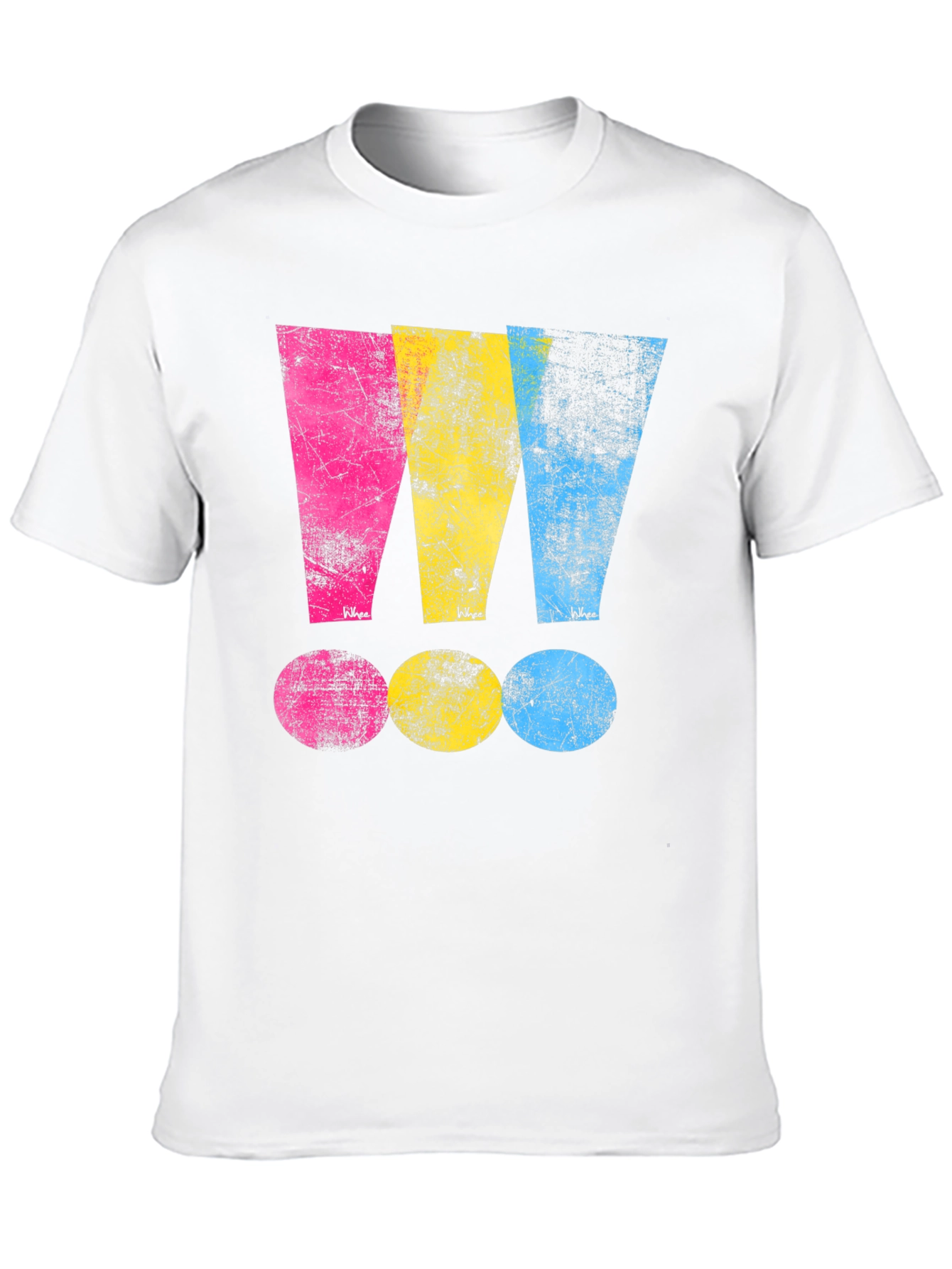 Distressed CMYK T-Shirt