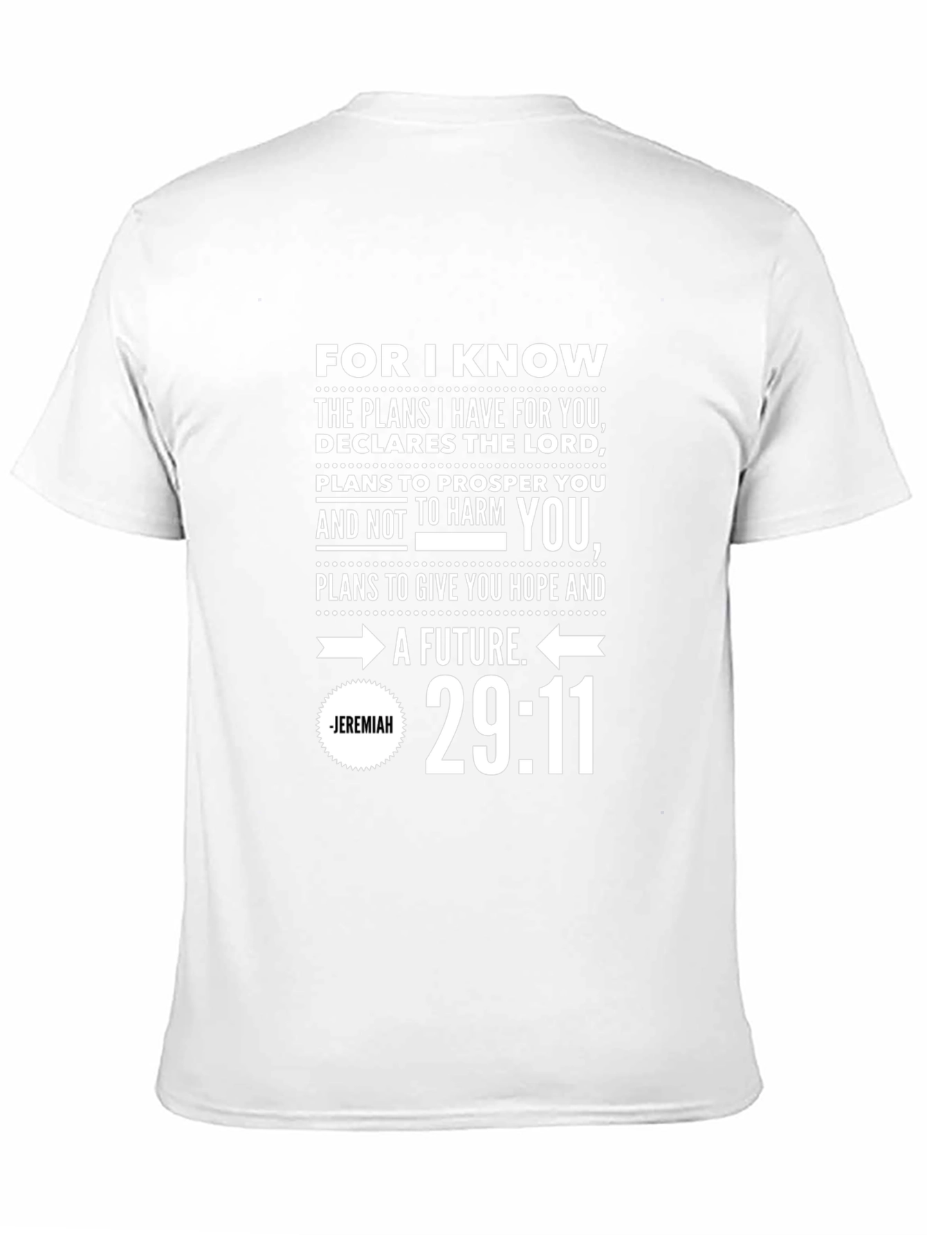 Jeremiah 29:11 Christian T-Shirt