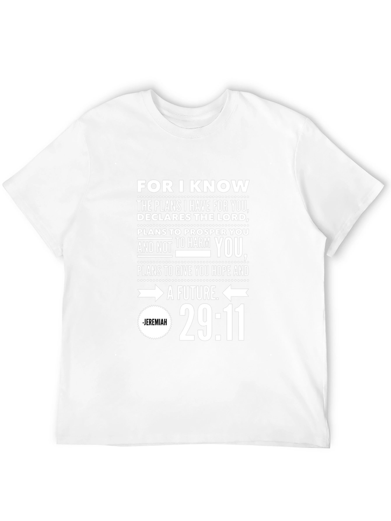 Jeremiah 29:11 Christian T-Shirt
