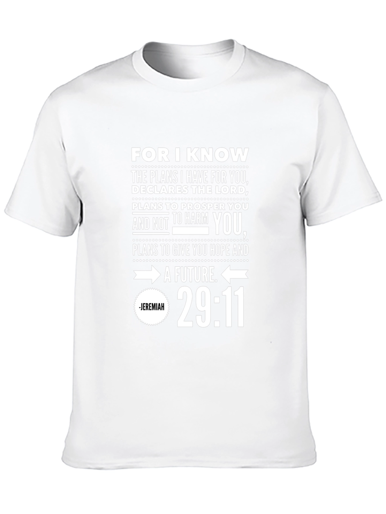 Jeremiah 29:11 Christian T-Shirt