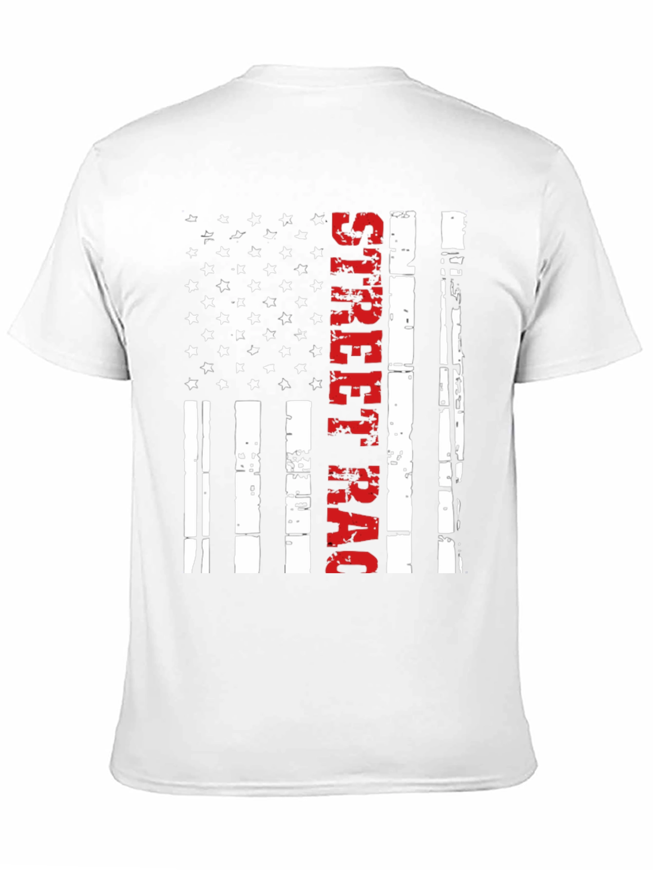 Street Racing American Flag T-Shirt