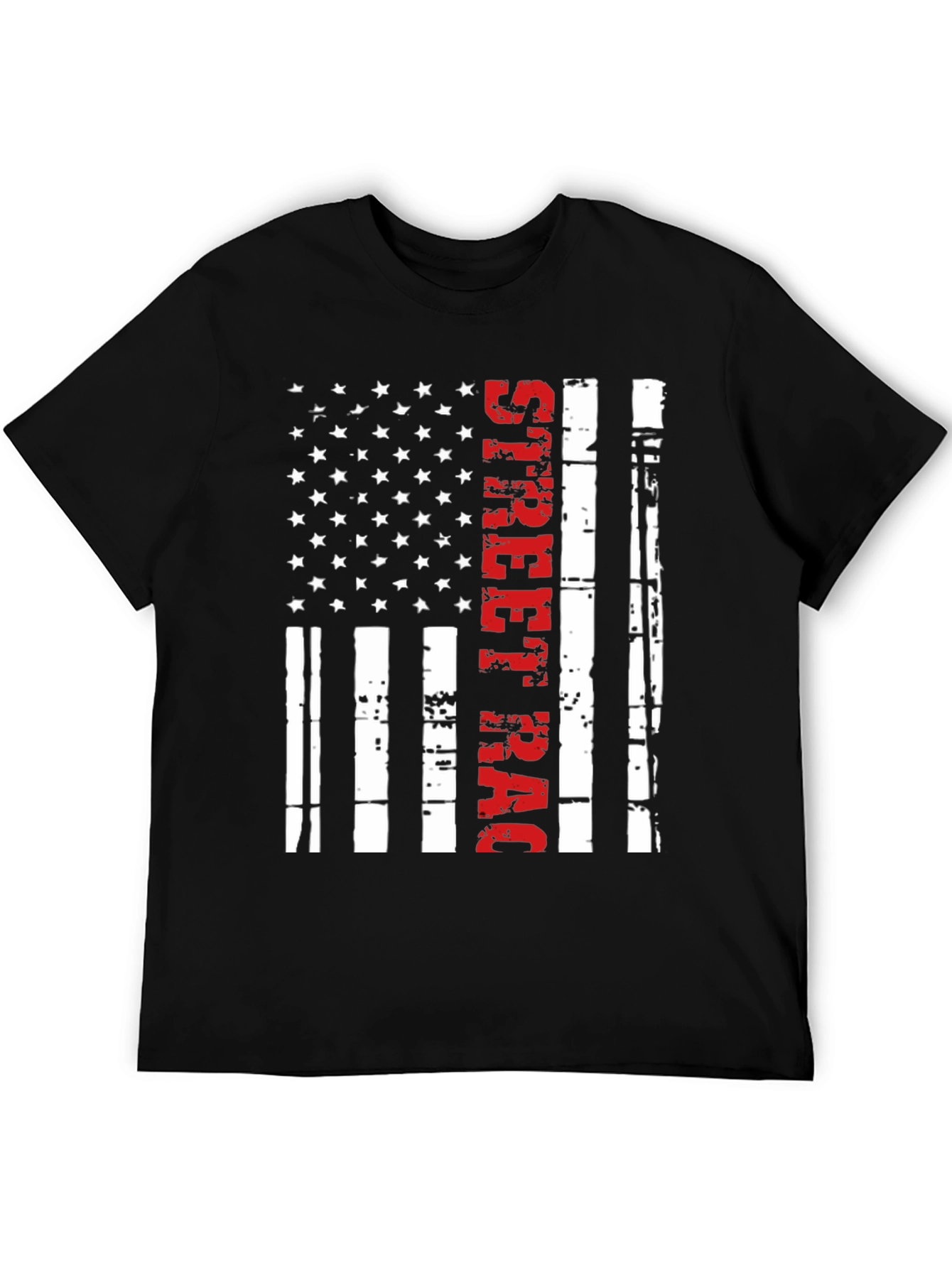 Street Racing American Flag T-Shirt
