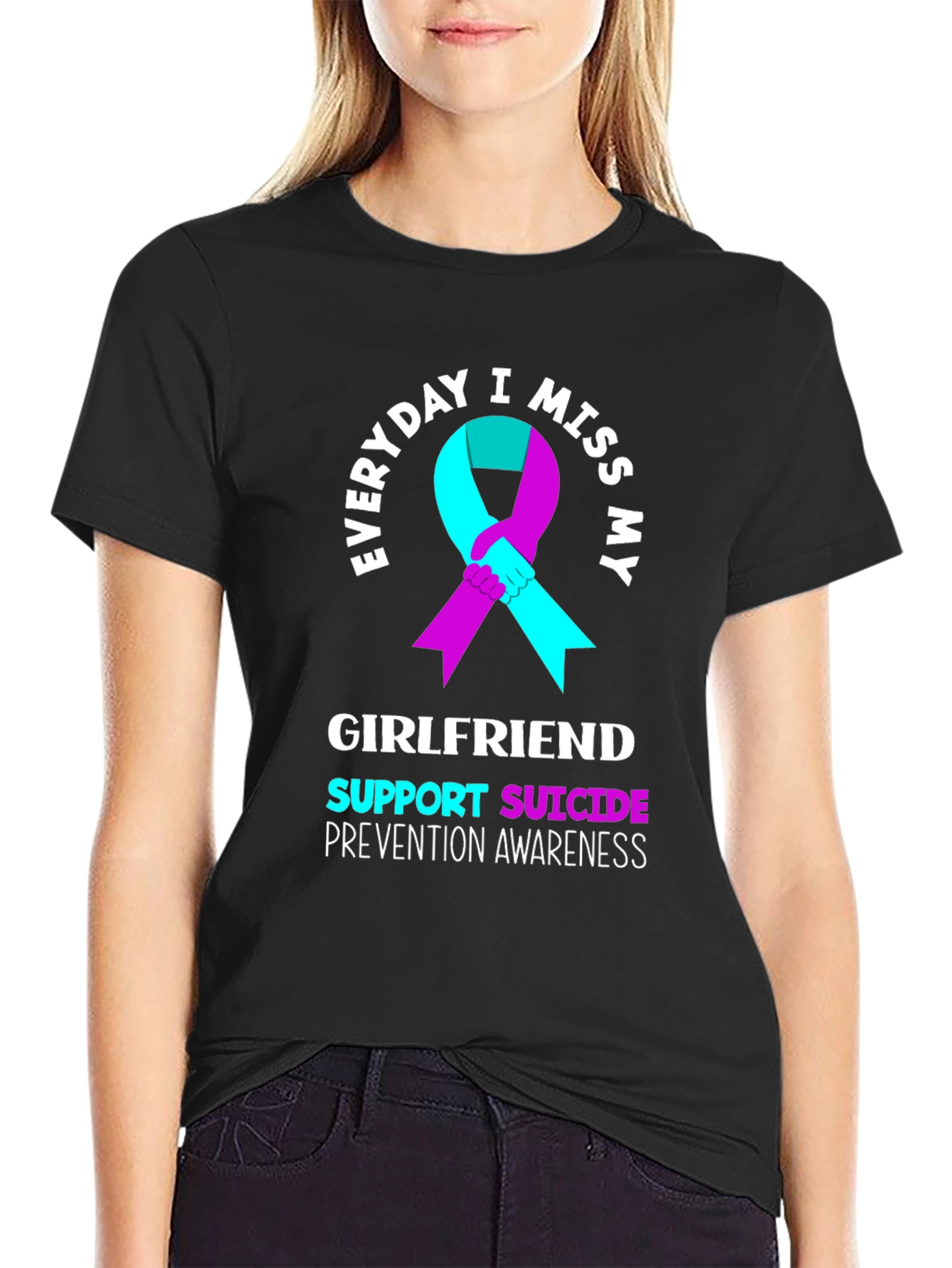 Everyday I Miss My Girlfriend Suicide Awareness T-Shirt