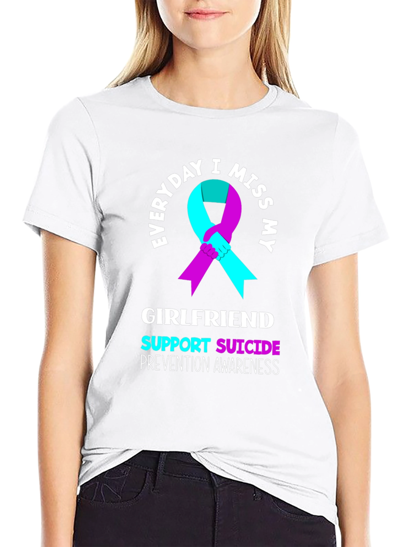 Everyday I Miss My Girlfriend Suicide Awareness T-Shirt