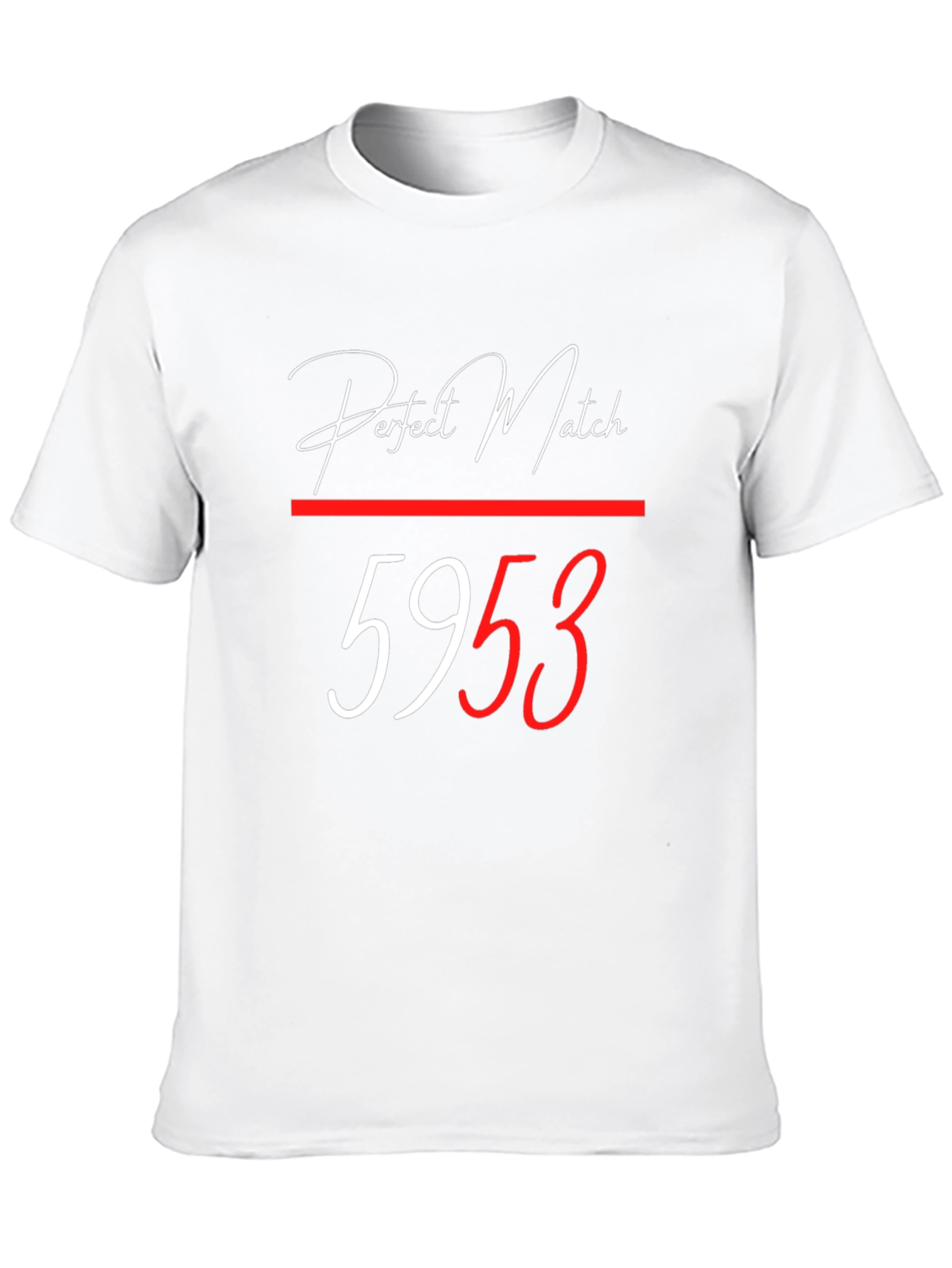 Perfect Match Tee - Unique Number Design