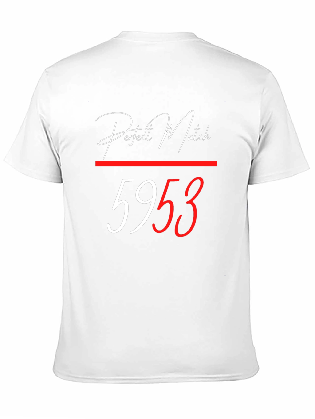 Perfect Match Tee - Unique Number Design