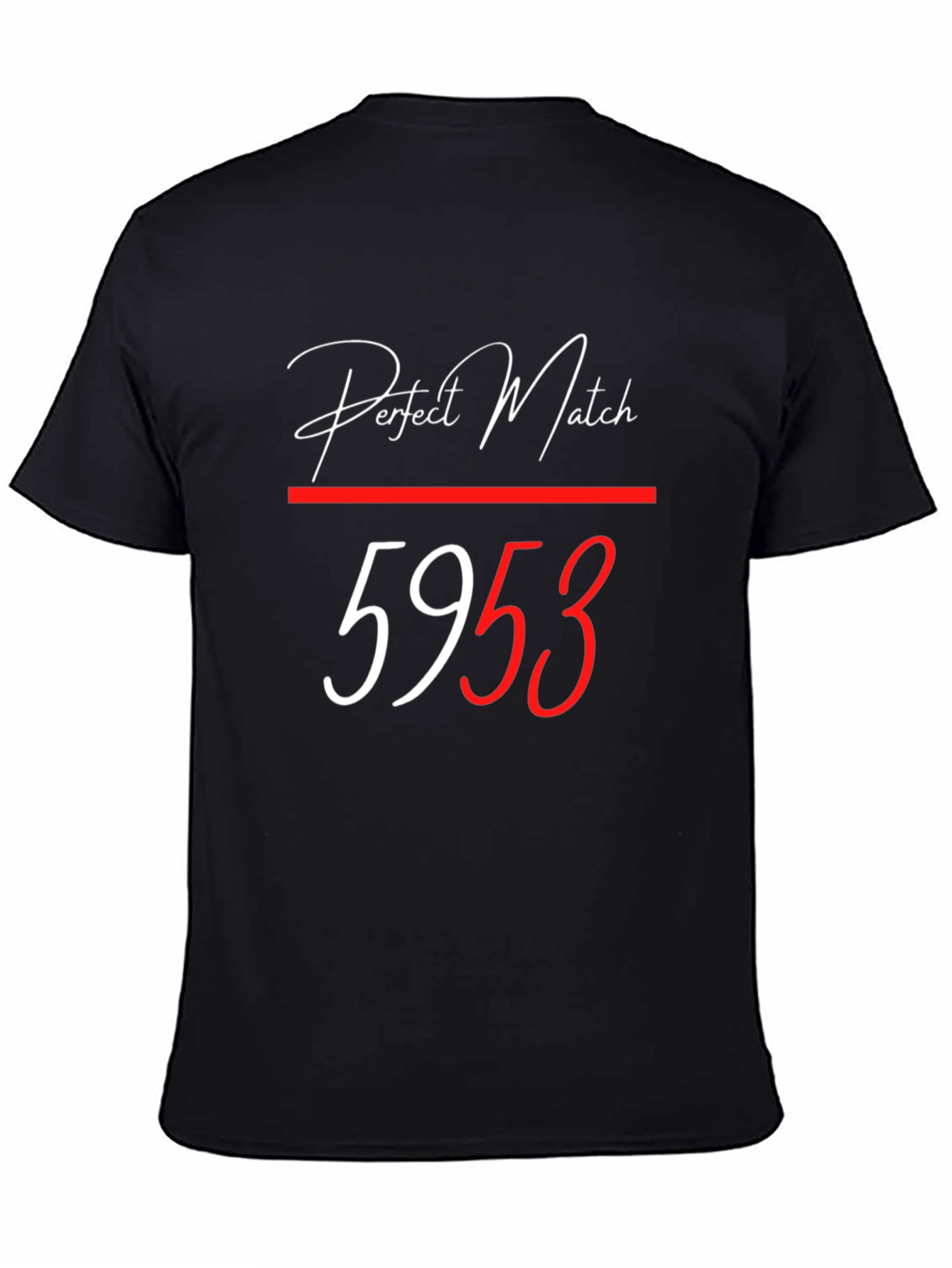 Perfect Match Tee - Unique Number Design