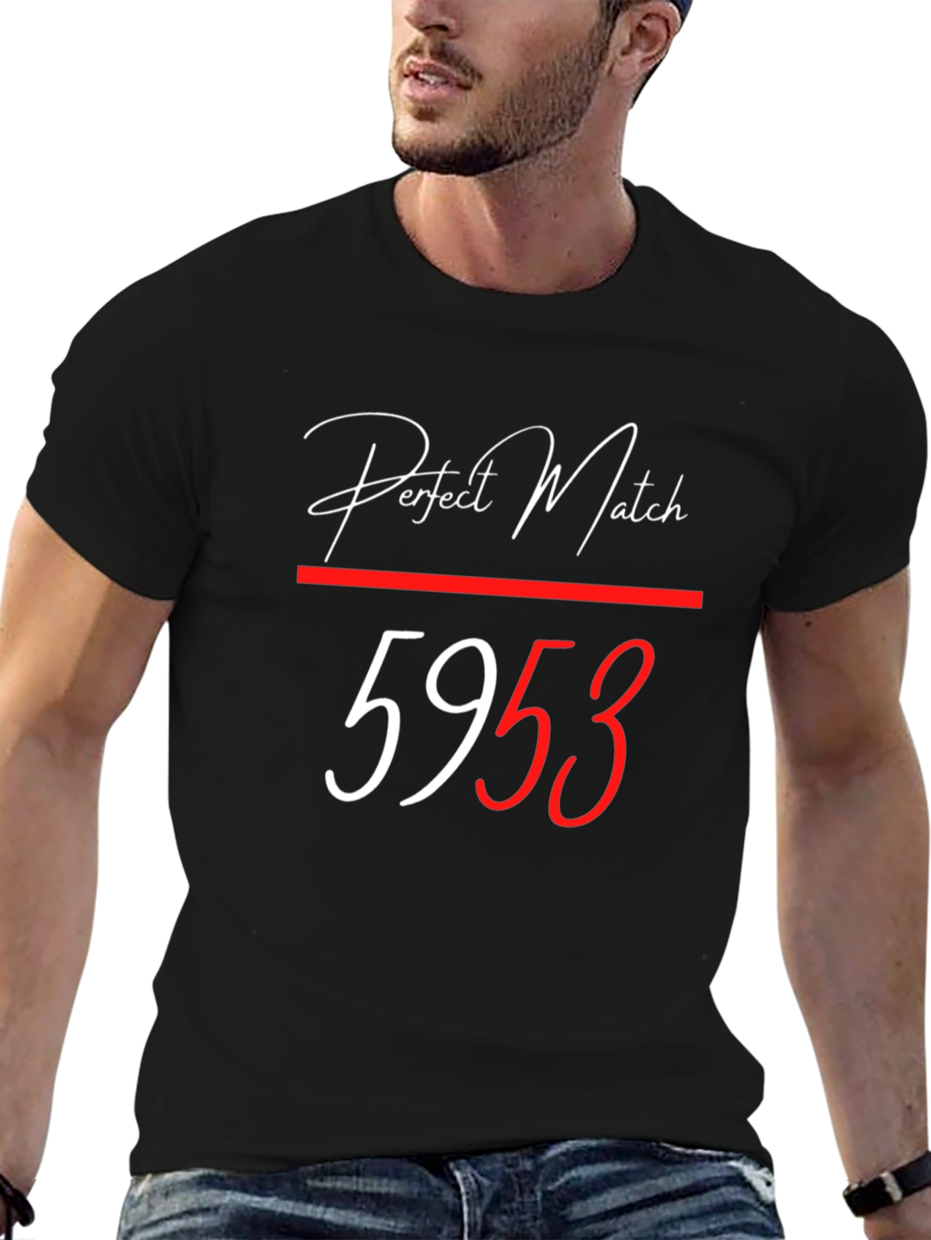 Perfect Match Tee - Unique Number Design