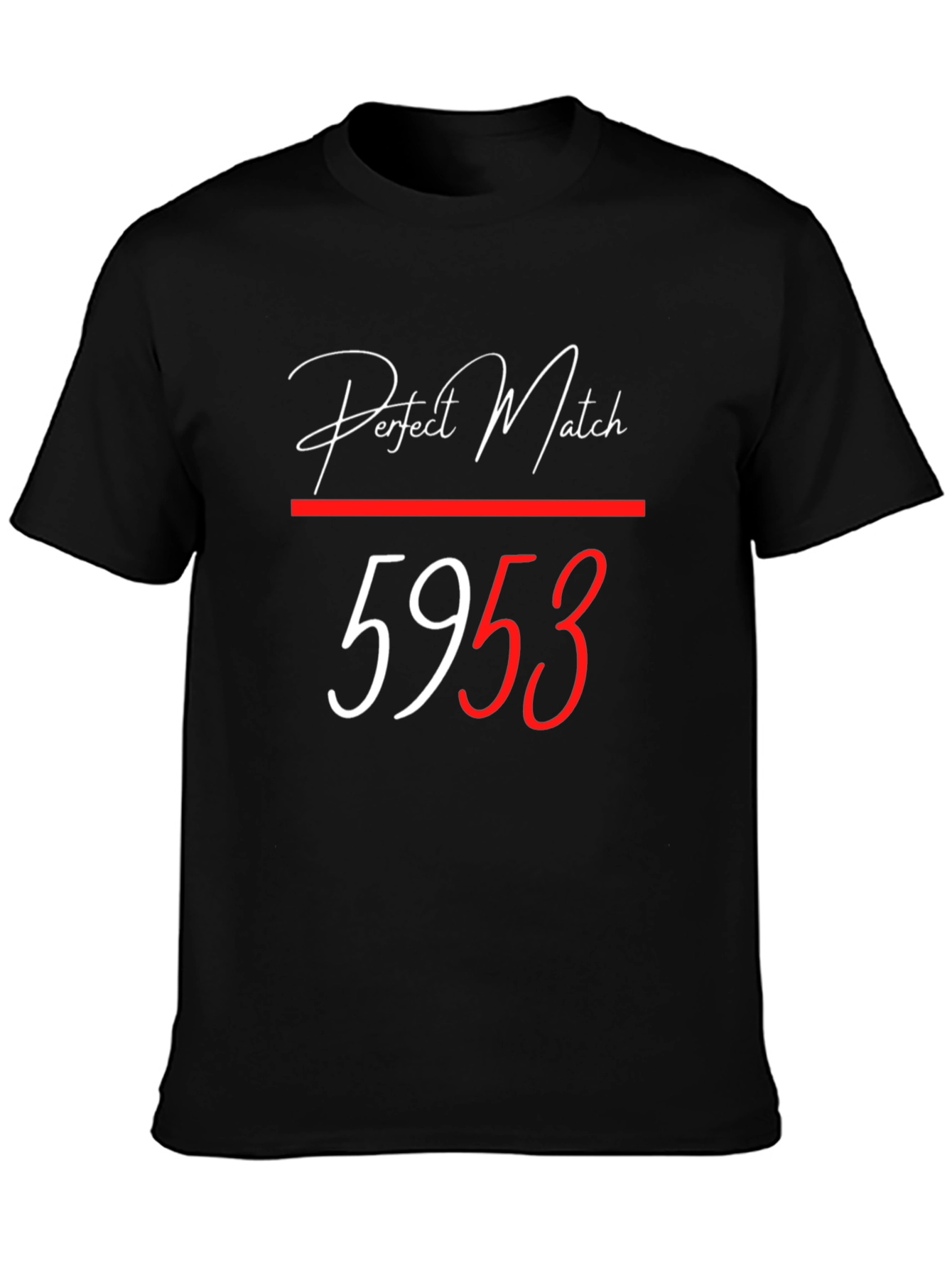 Perfect Match Tee - Unique Number Design