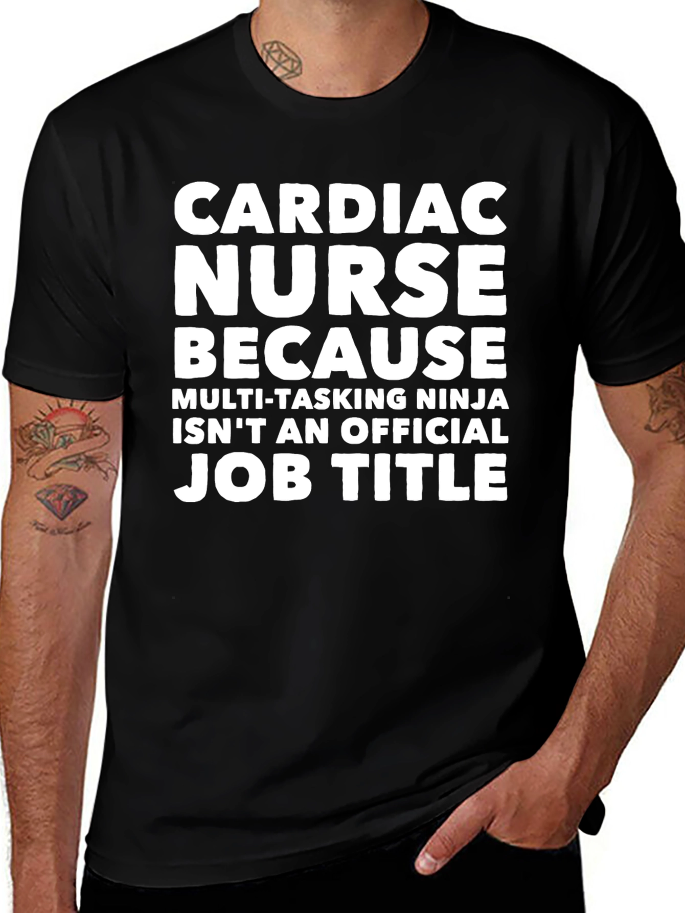 Cardiac Nurse T-Shirt: Multi-Tasking Ninja