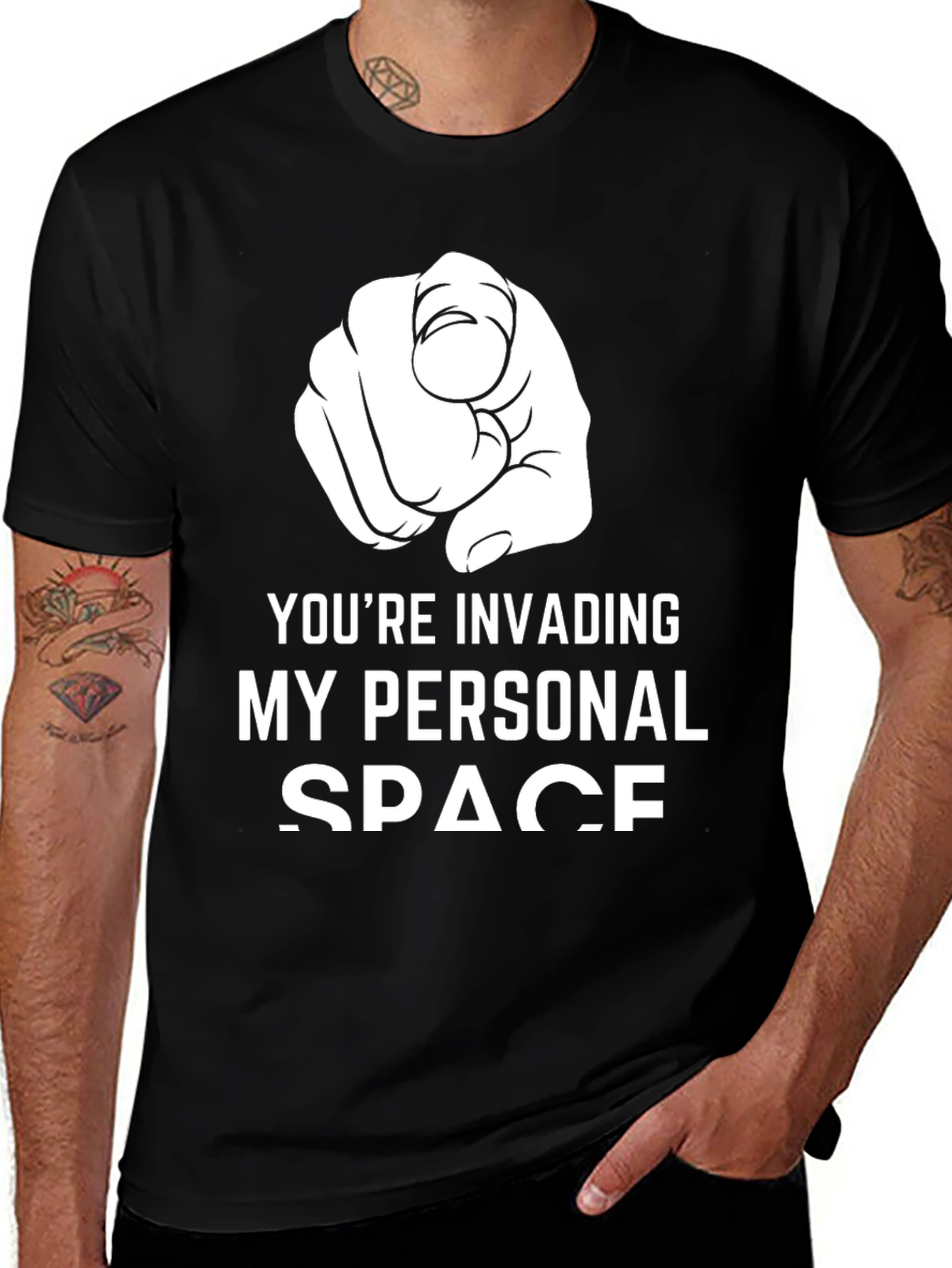 Personal Space Graphic Tee - Funny Sarcastic T-Shirt