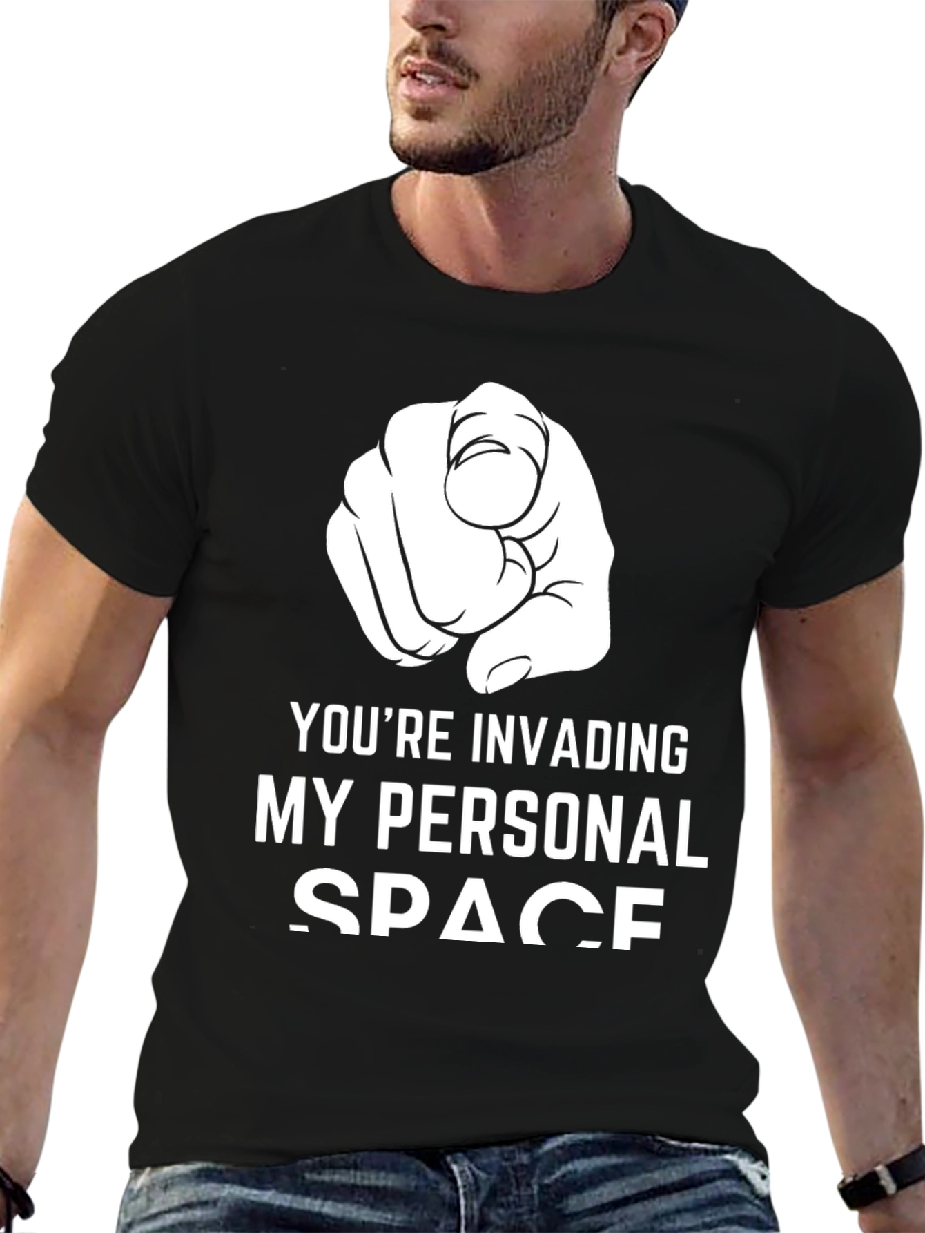 Personal Space Graphic Tee - Funny Sarcastic T-Shirt