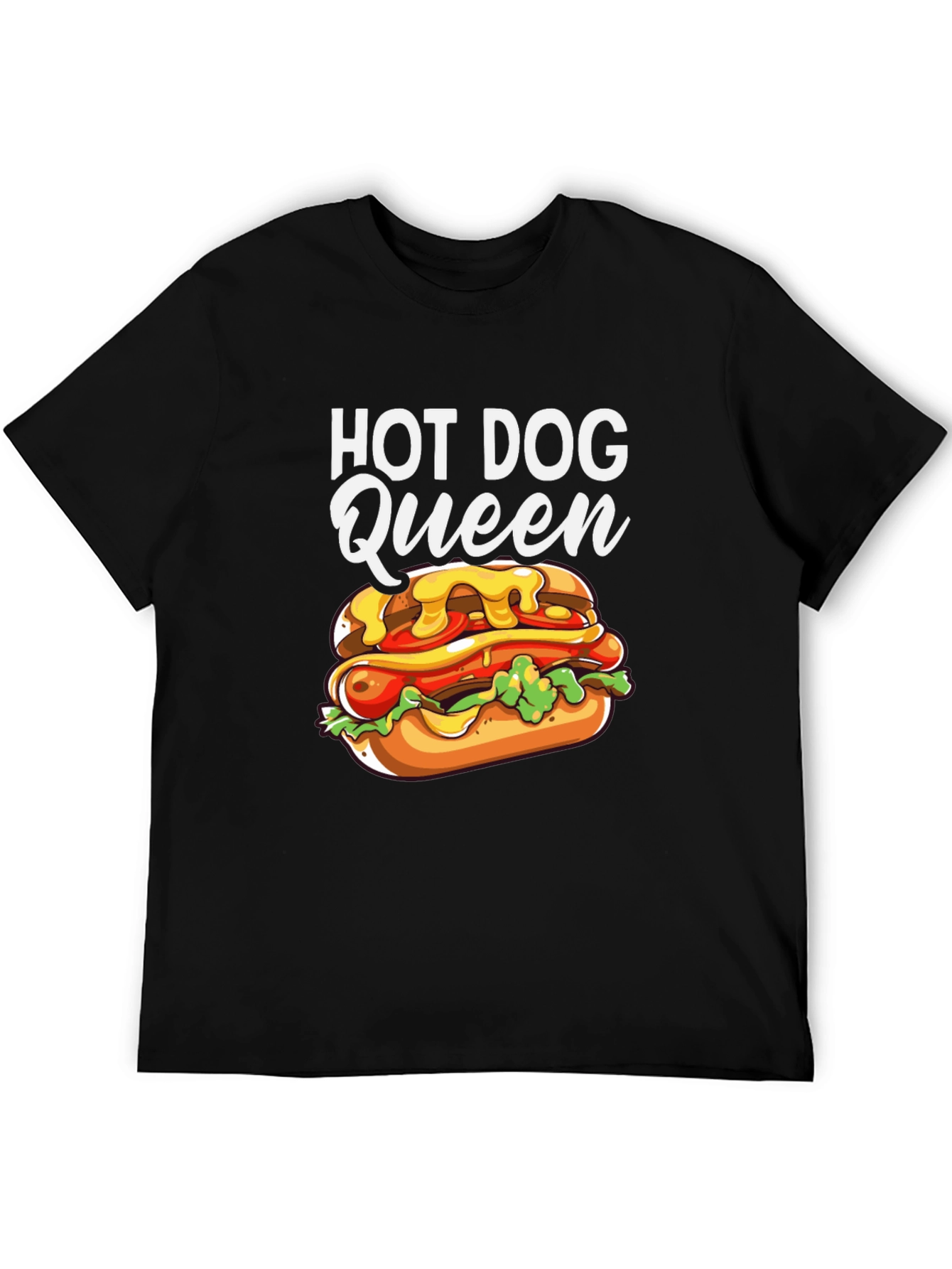 Hot Dog Queen Graphic T-Shirt